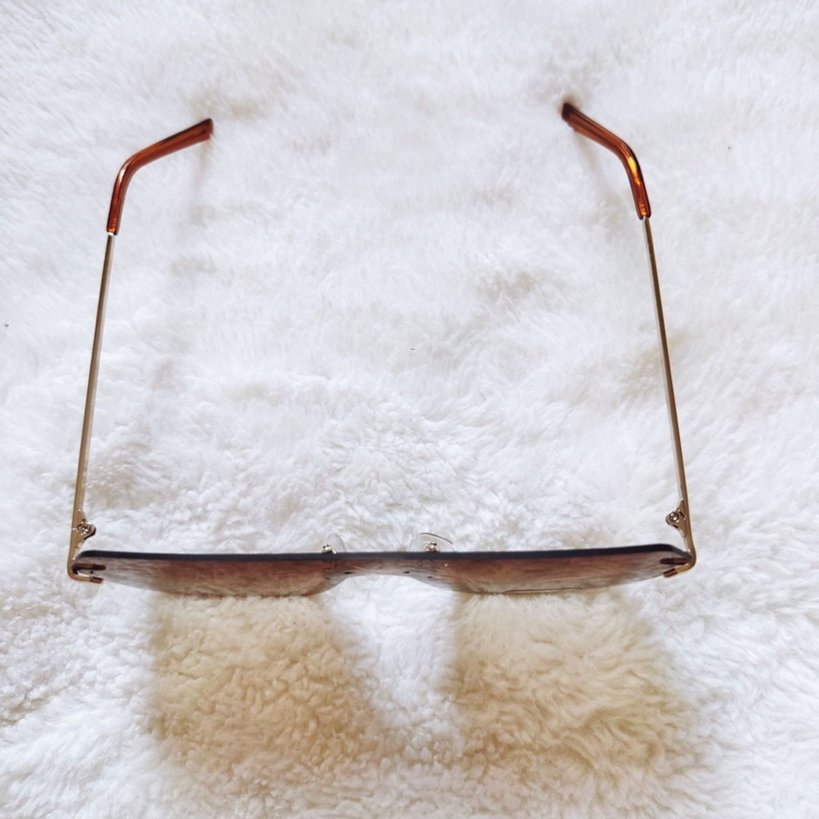 Other Kalia Clear Brown Rimless Sleek Sunglasses Size ONE SIZE - 5 Thumbnail