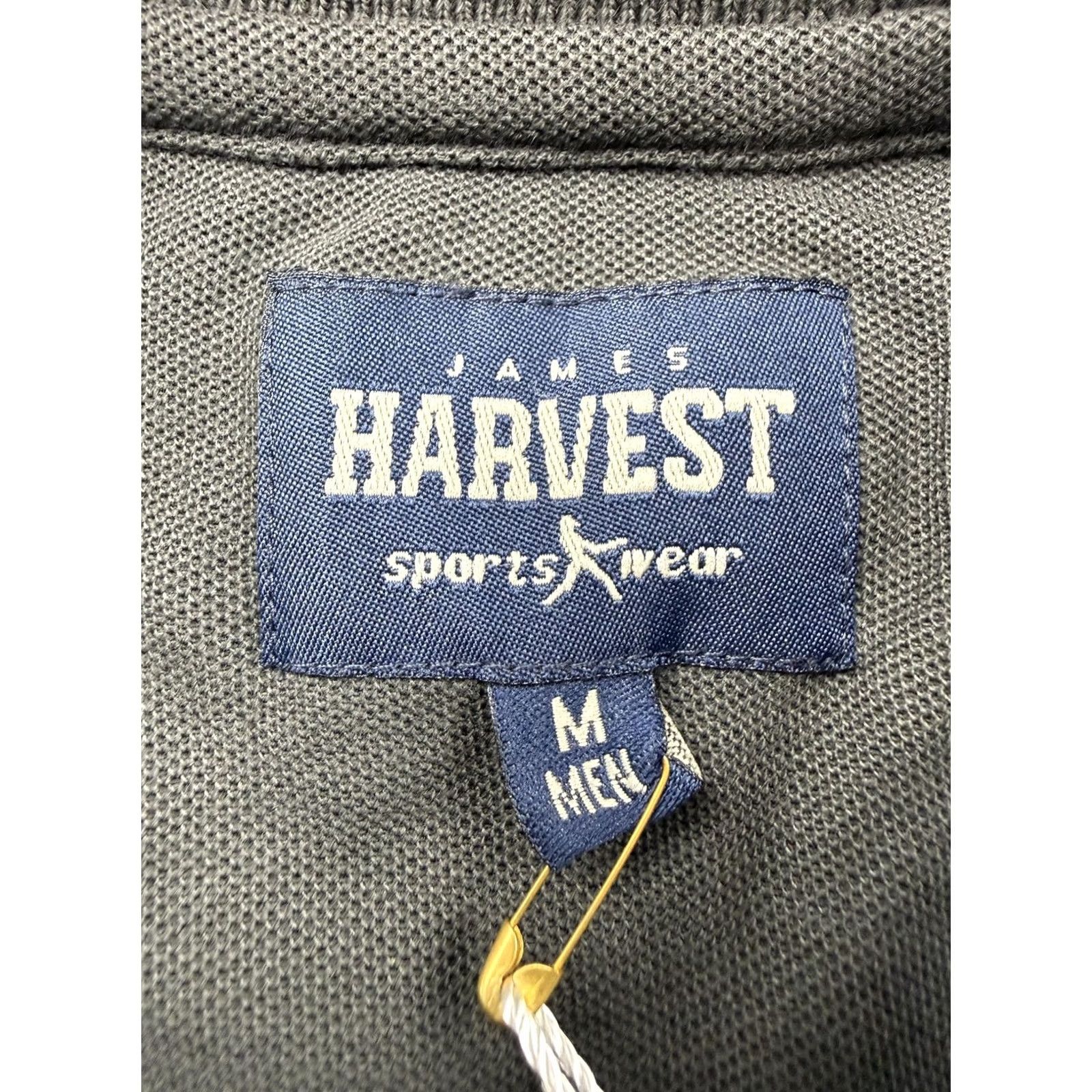 Vintage James Harvest Shirt Mens M Black Polo Morton Heights Pique Crest Australia Size US M / EU 48-50 / 2 - 3 Thumbnail