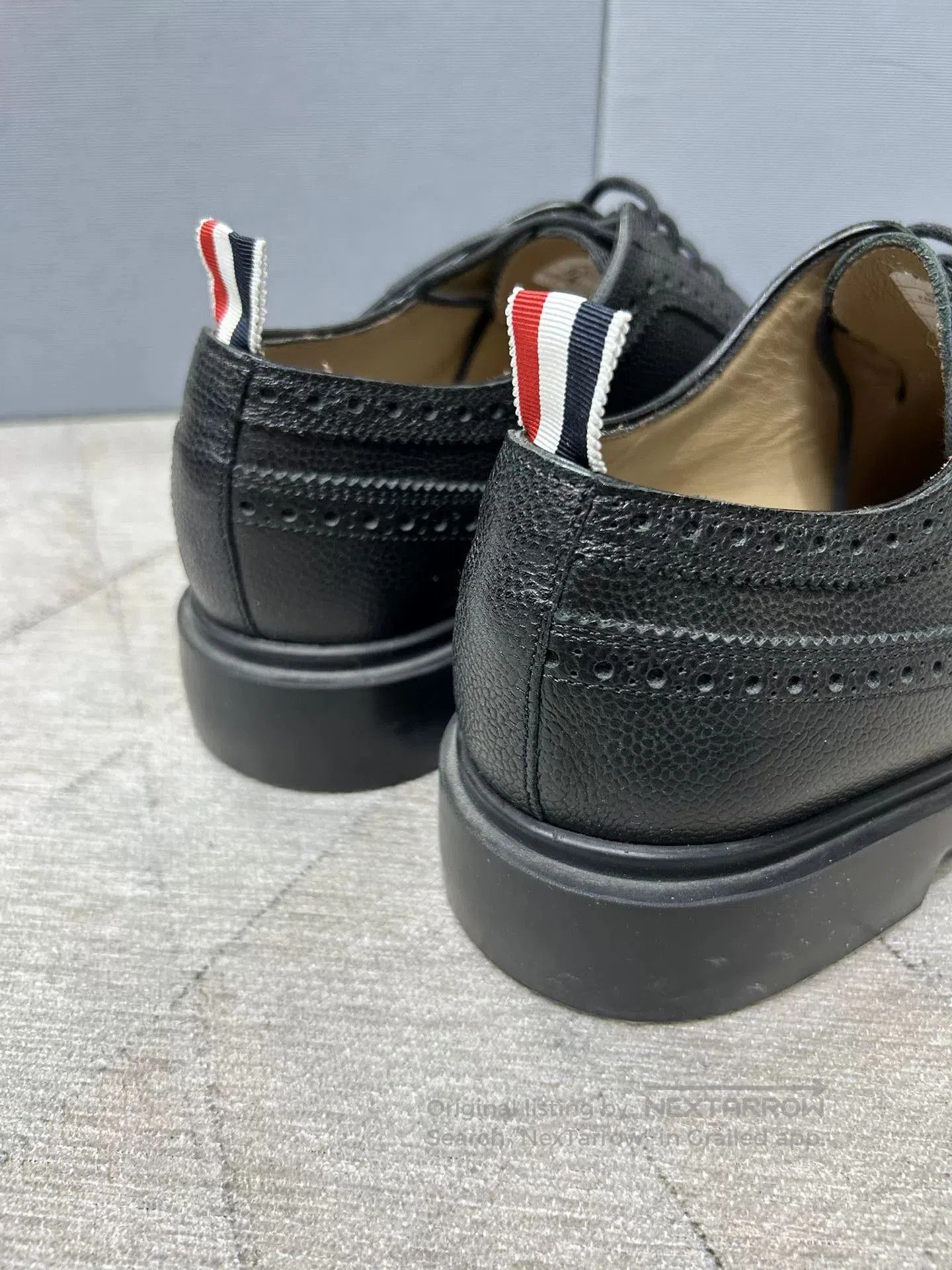 Thom Browne Thom Browne Three-Stripe Brogue Shoes. Size US 9 / EU 42 - 5 Thumbnail
