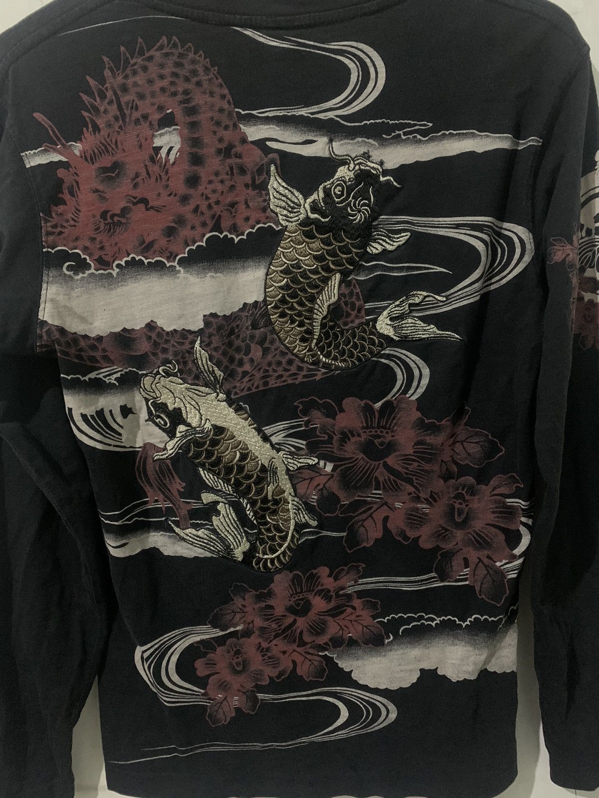 If Six Was Nine × KMRii × Le Grande Bleu (L.G.B.) Long Sleeve Japanese brand yakuza styel Size US M / EU 48-50 / 2 - 4 Thumbnail