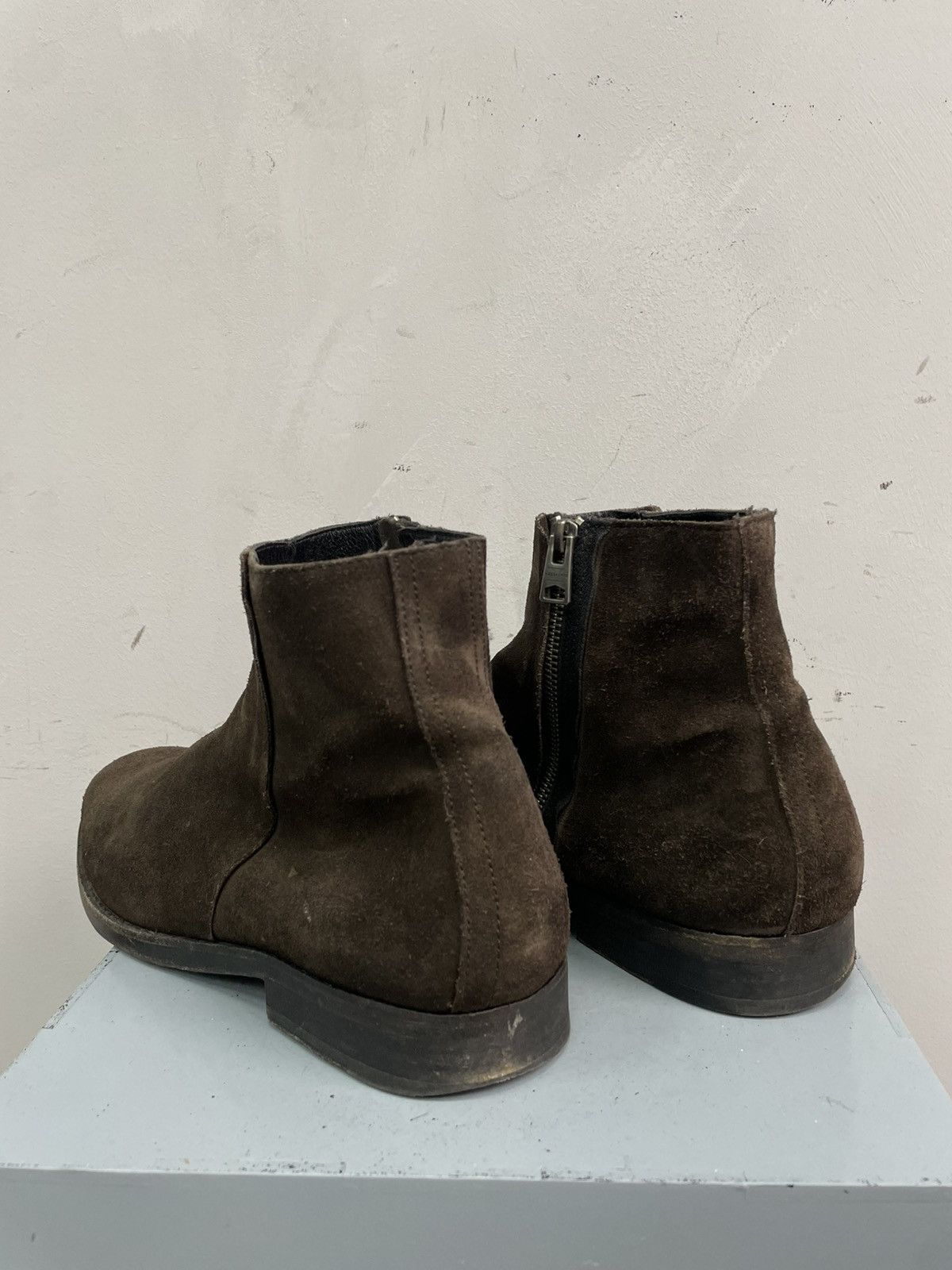 Allsaints All Saints brown ankle boots premium suede classic style Size US 12 / EU 45 - 6 Thumbnail