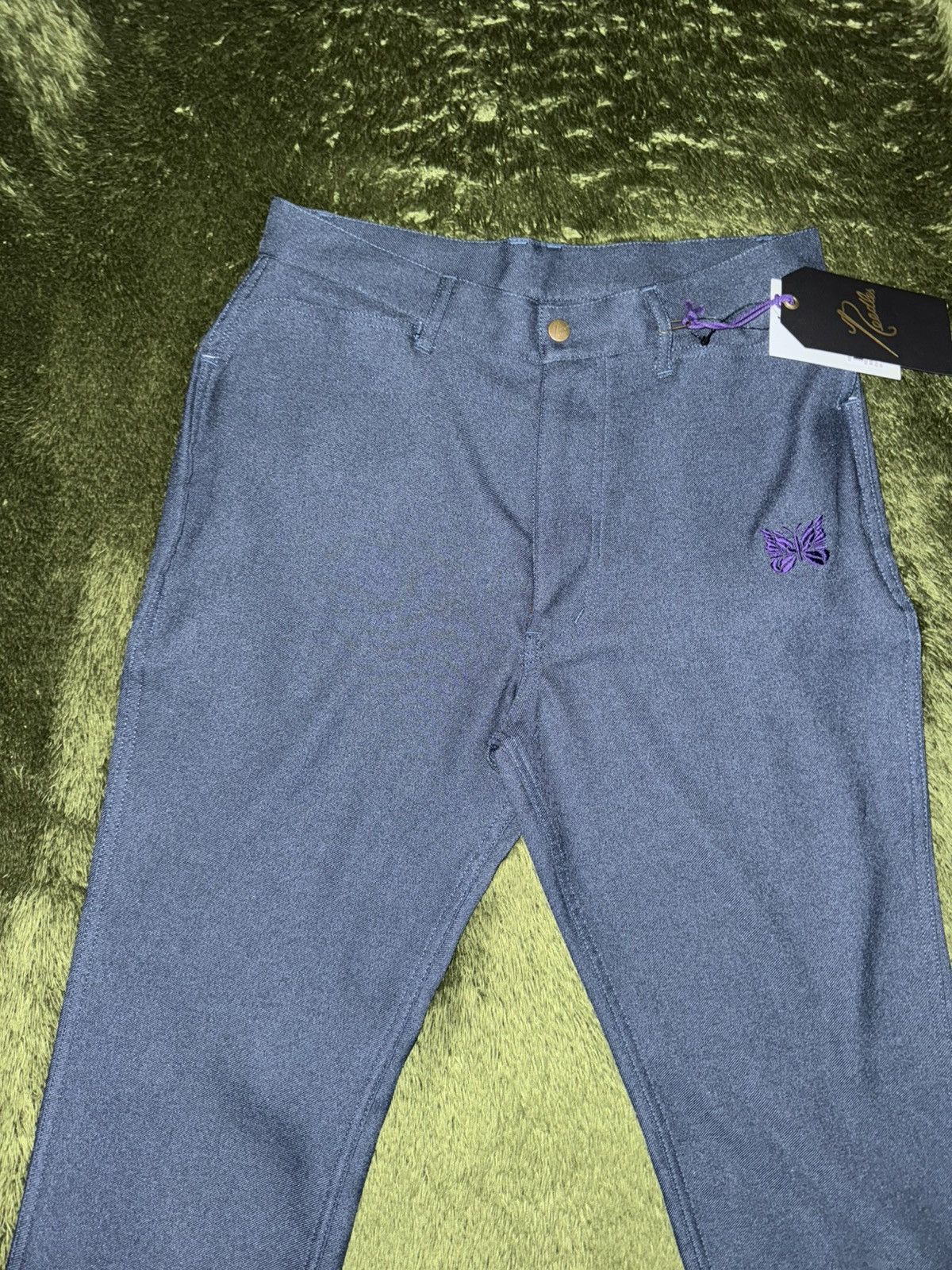 Needles [S] Needles Poly Twill Penny Jean Pants Navy LQ173 Size US 32 / EU 48 - 5 Thumbnail