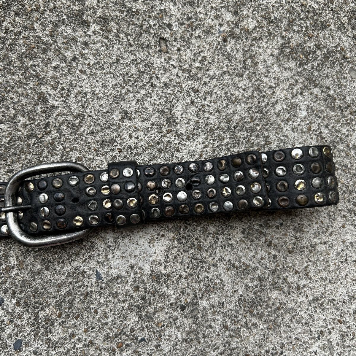 Vintage Vintage studded leather belt Black (Kapital Style) Size ONE SIZE - 5 Thumbnail