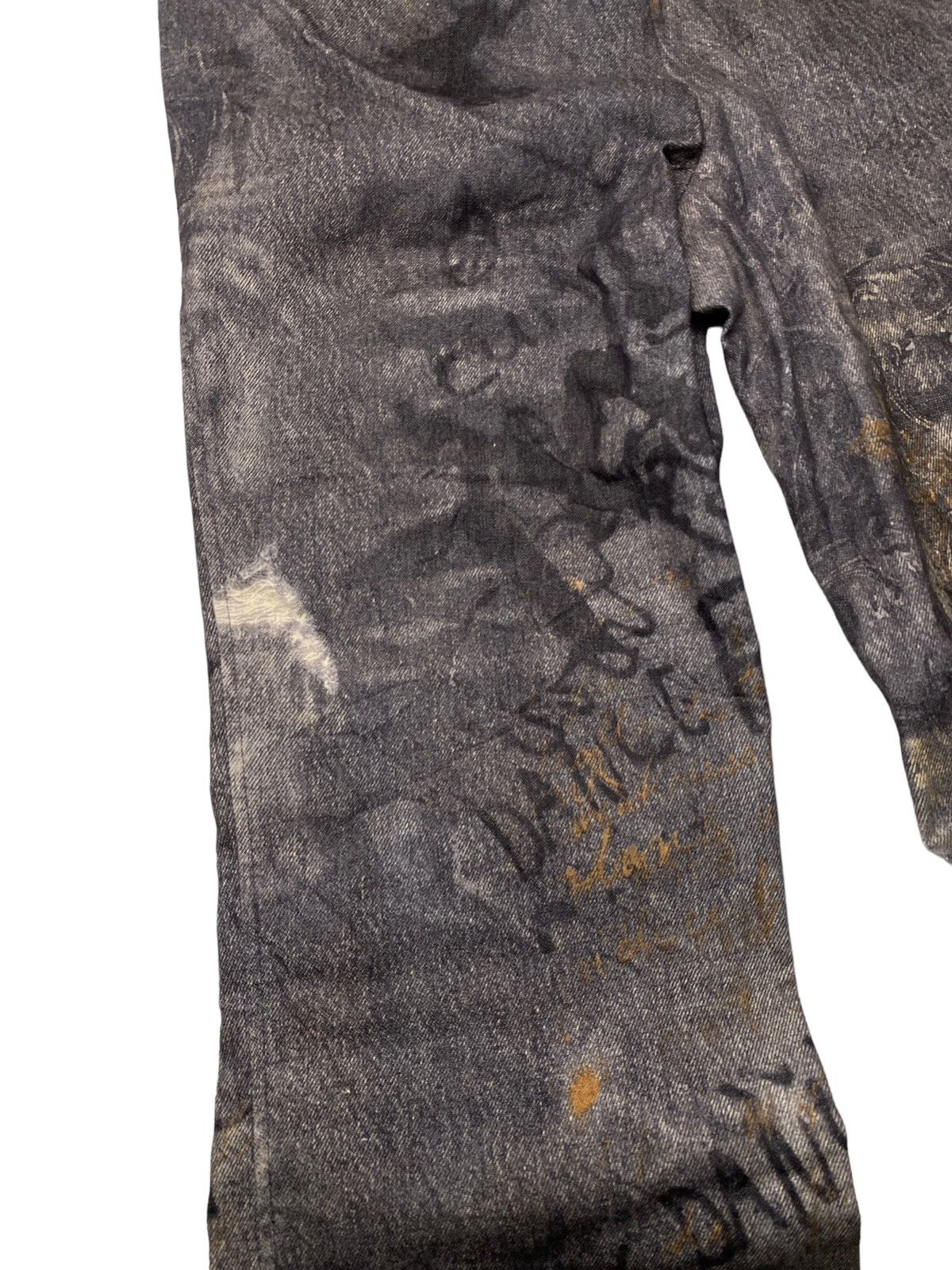 If Six Was Nine 2000's Tornado Mart Flared Tribal Pants Size US 29 - 13 Thumbnail