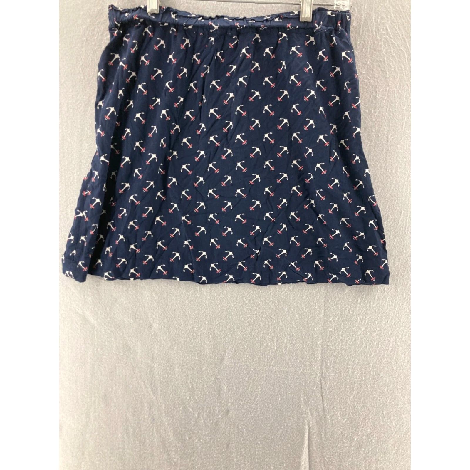 Tommy Hilfiger Tommy Hilfiger Womens Skirt Small Blue Ship Anchors Size 28" / US 6 / IT 42 - 5 Thumbnail