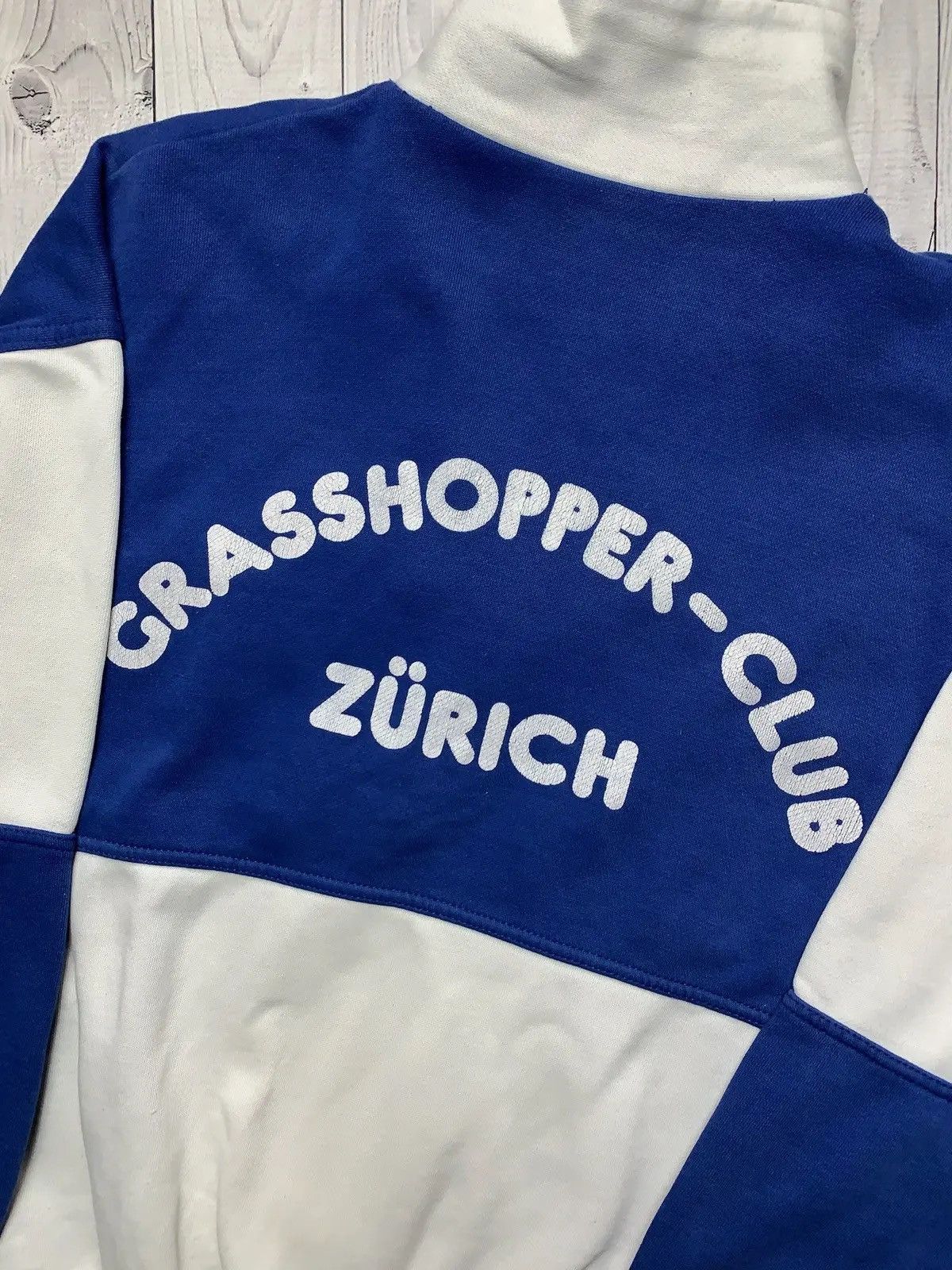 Vintage Vintage Grasshopper soccer tracksuit sweatsirt away rare Size US M / EU 48-50 / 2 - 12 Thumbnail