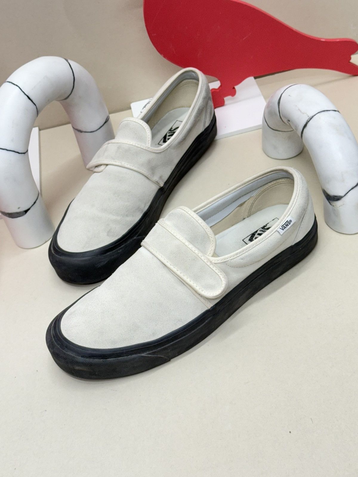 Vans Vans Slip-On Style 47 Men sz 12 (resemblance of FOG) beige Size US 12 / EU 45 - 8 Thumbnail