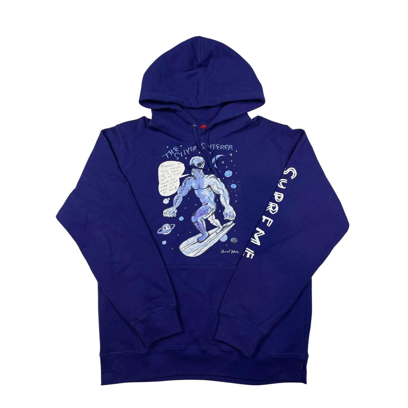Supreme Supreme Silver Sufferer Blue Hoodie Size US L / EU 52-54 / 3 - 1 Thumbnail