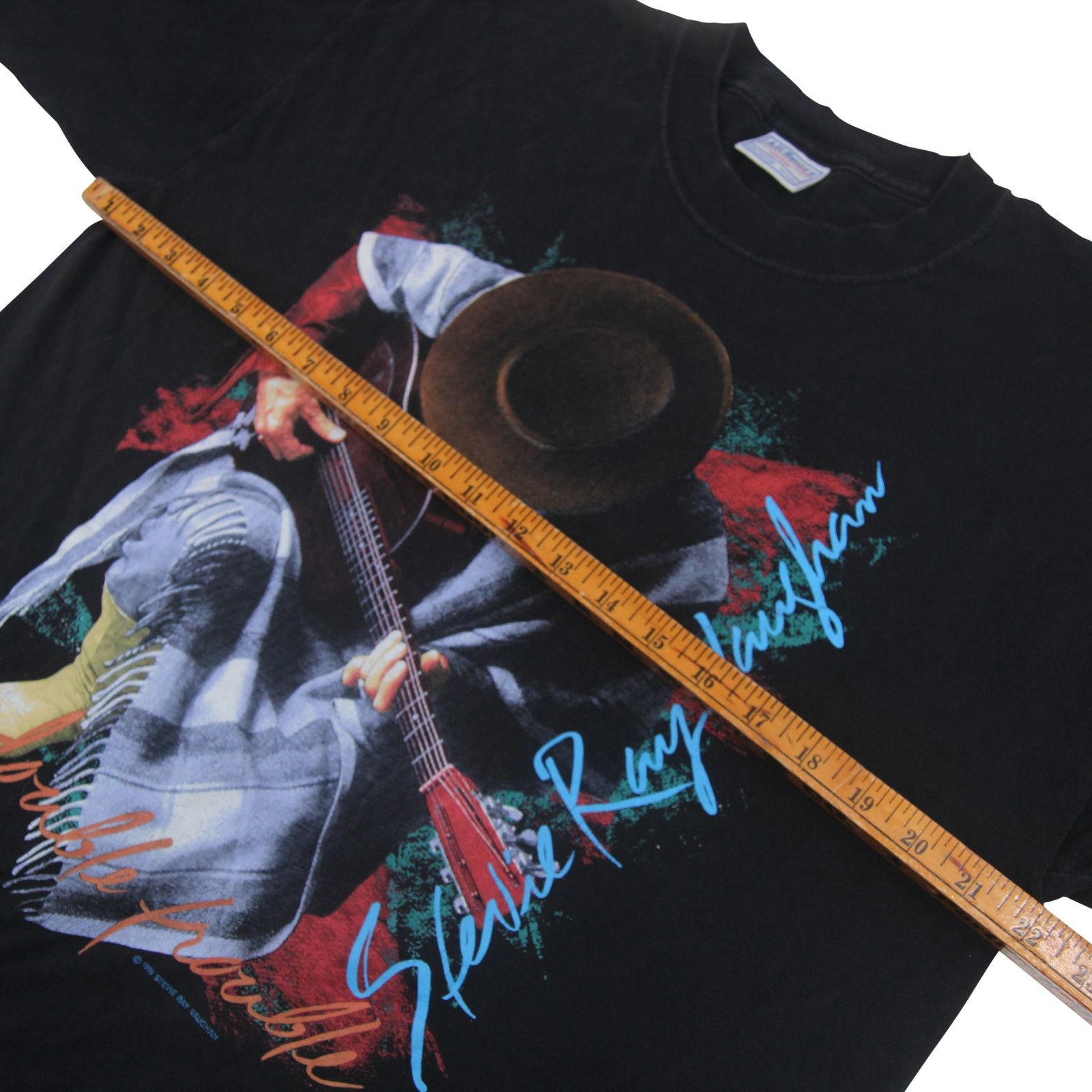 Band Tees × Vintage Vintage 1989 Stevie Ray Vaughan Double Trouble Band T Shirt Size US XL / EU 56 / 4 - 7 Thumbnail