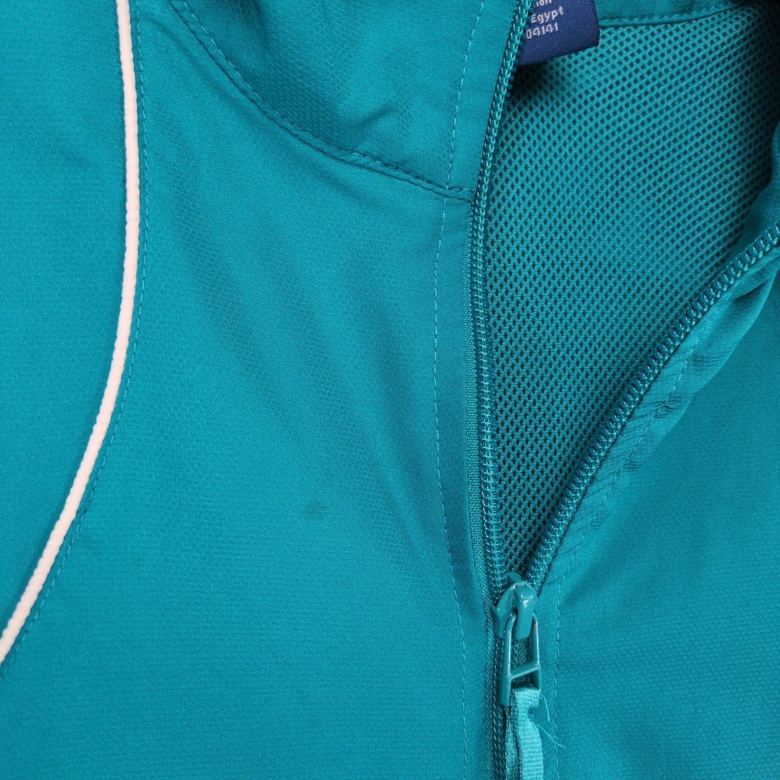 Reebok Reebok Women's L Teal Blue Track Jacket, Sportswear Athletic Size L / US 10 / IT 46 - 4 Thumbnail