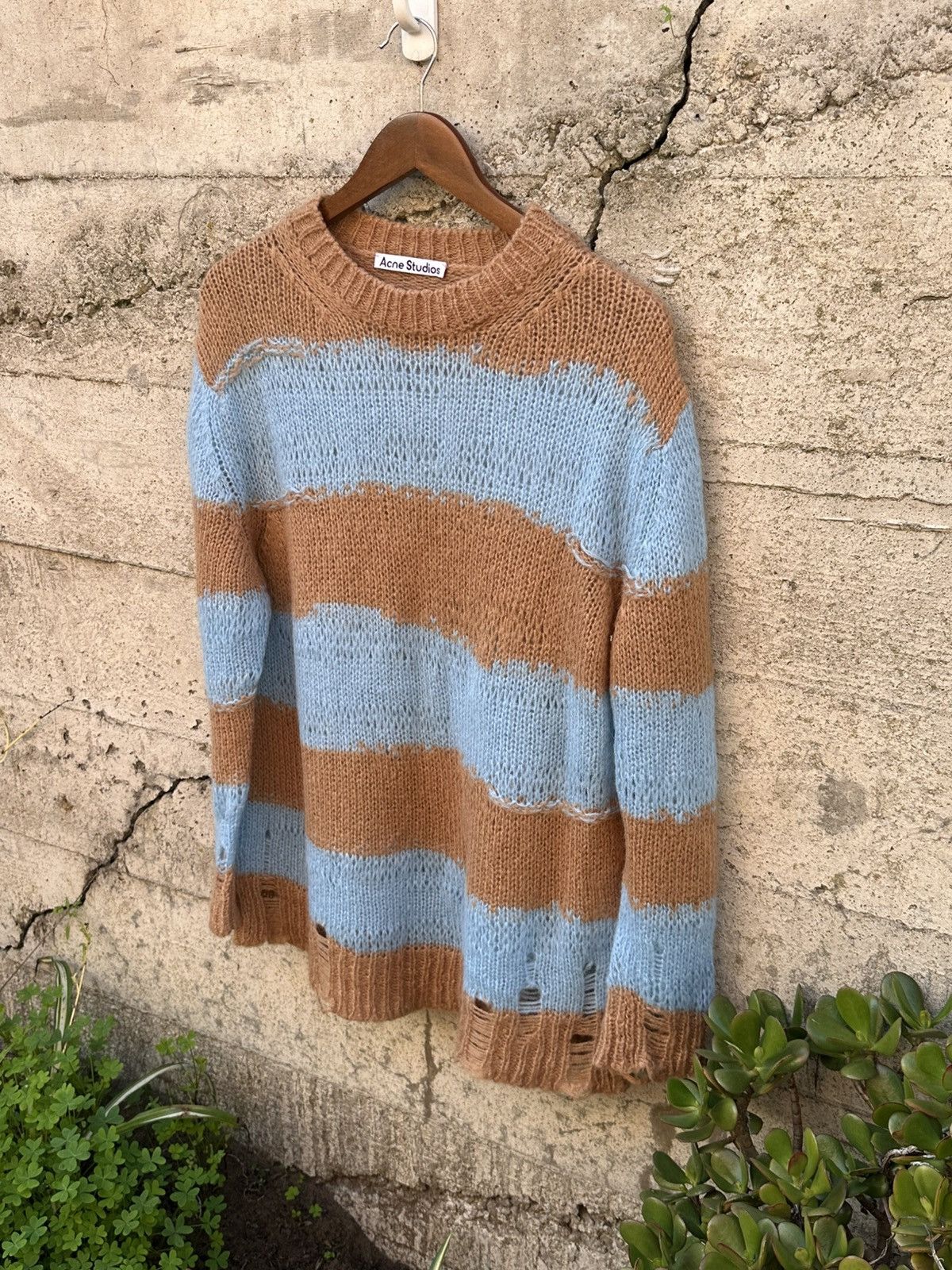 Acne Studios RARE GRAIL Acne Studios Italian distressed Kurt cobain knit Size US M / EU 48-50 / 2 - 2 Thumbnail