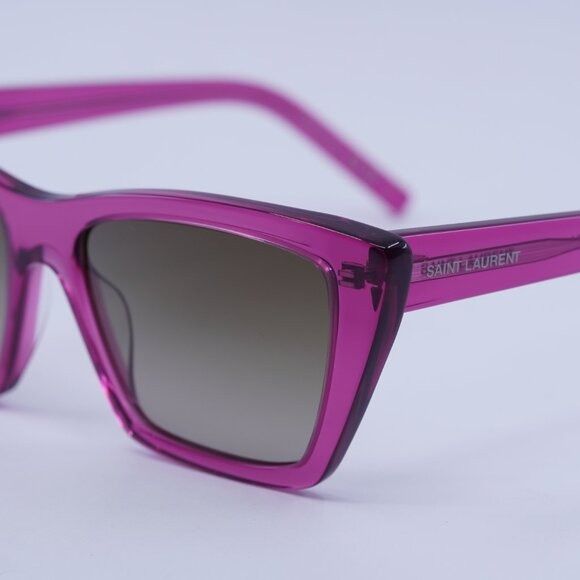 Saint Laurent Paris 🕶️ New Saint Laurent SL276 MICA 061 Cyclamen Sunglasses Size ONE SIZE - 4 Thumbnail