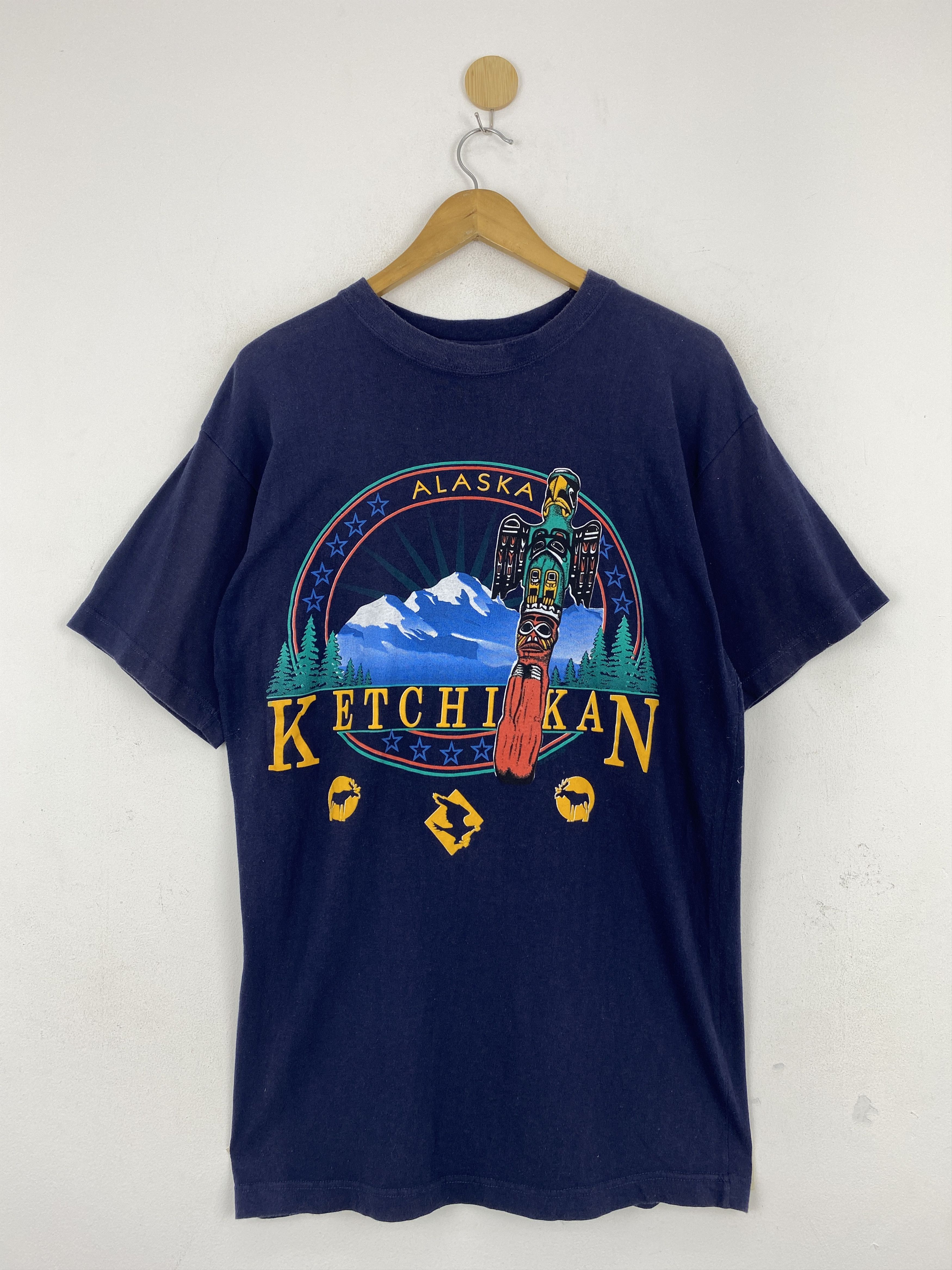 Vintage Vintage 90s Ketchikan Alaska T-Shirt TA0590 Size US L / EU 52-54 / 3 - 1 Thumbnail