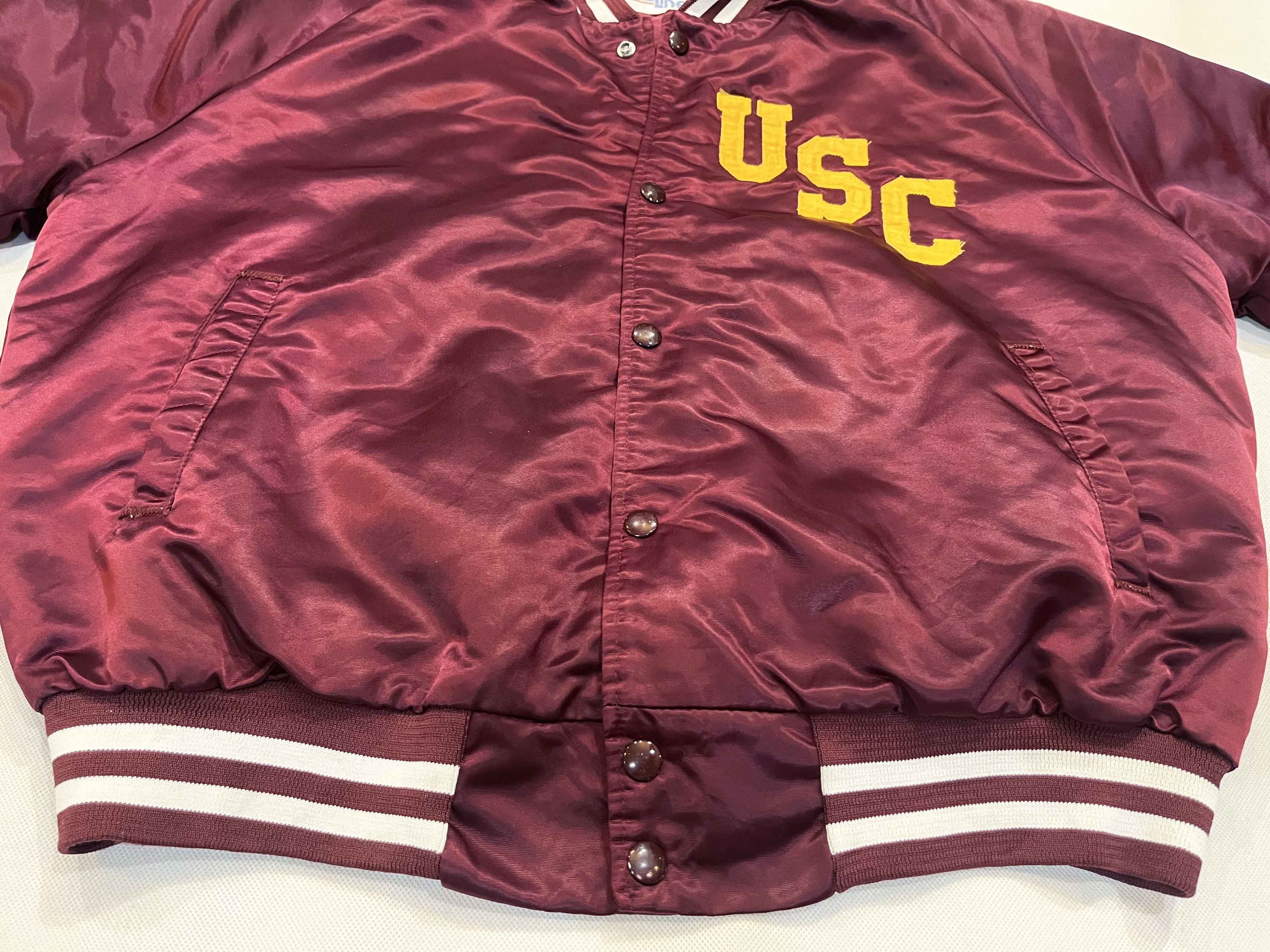 Chalk Line × NCAA × Vintage Vintage Chalk Line USC Trojans Bomber Jacket Size US L / EU 52-54 / 3 - 4 Thumbnail