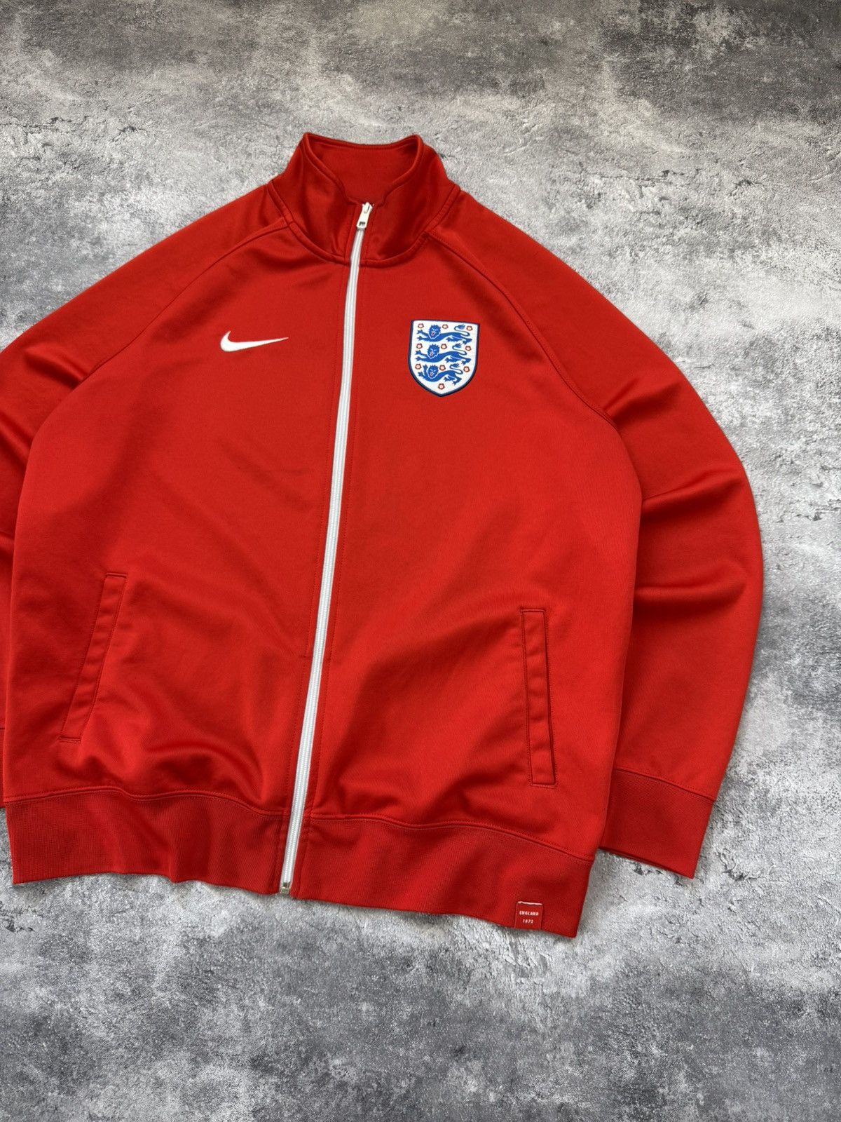 Nike Vintage Nike England Soccer Track Top Jacket Football Y2K Size US XL / EU 56 / 4 - 4 Thumbnail