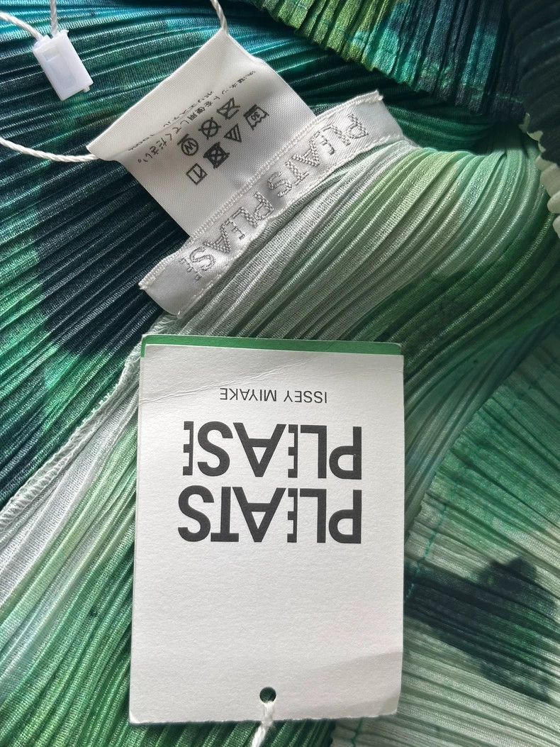 Issey Miyake Issey Miyake size:4 Green petal ink-wash long-sleeved shir Size XS / US 0-2 / IT 36-38 - 3 Thumbnail