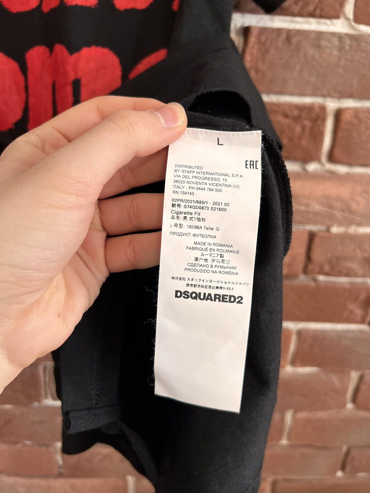 Dsquared2 Disquared2 We Want Some Logo Tshir L Designer Hype L Y2K Size US L / EU 52-54 / 3 - 6 Thumbnail