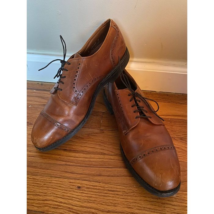 Allen Edmonds Allen Edmonds Shoes 10D Leather Cap Toe Vibram Sole