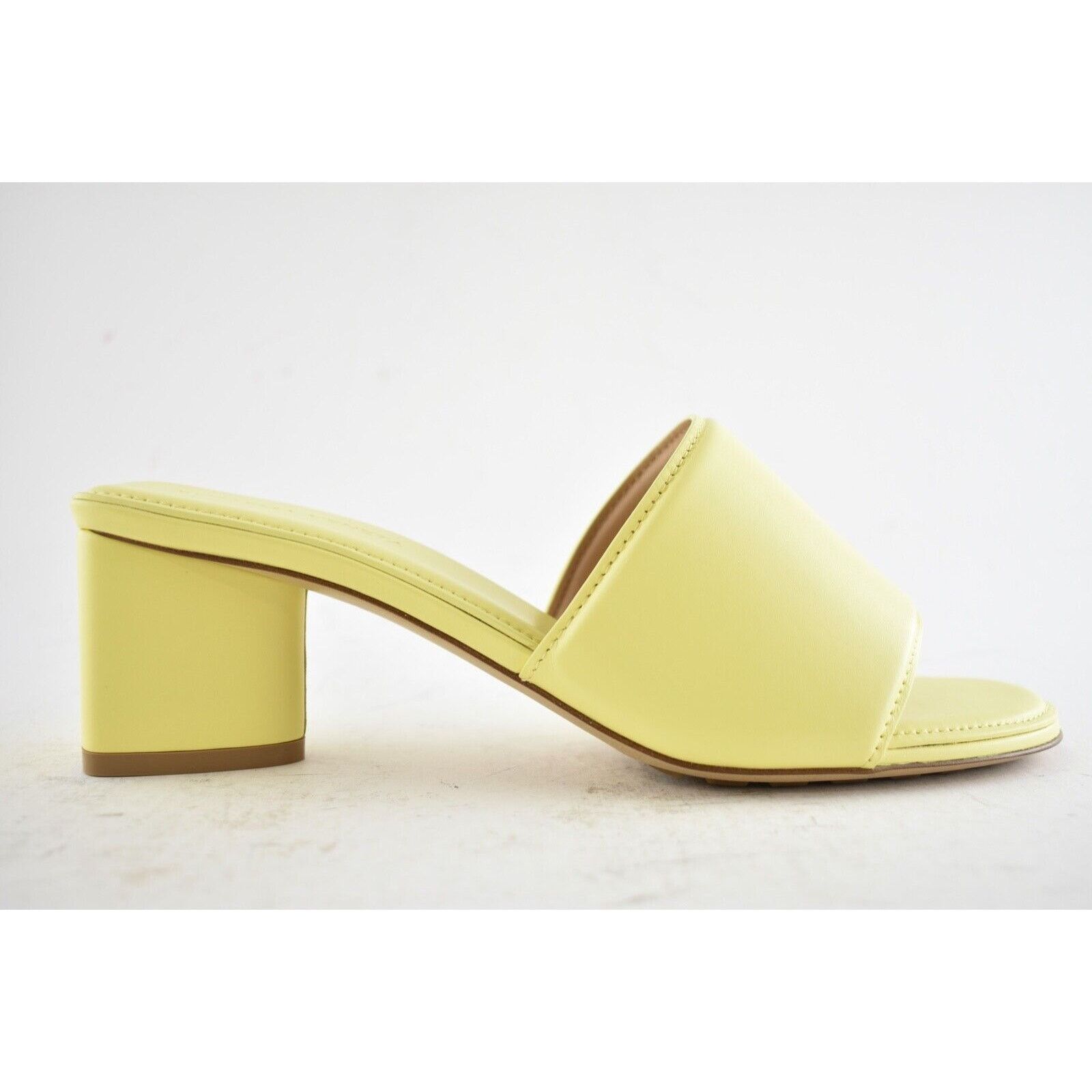Bottega Veneta Bottega Veneta Band Lemonade Yellow Leather Sandal Size US 7 / IT 37 - 2 Thumbnail