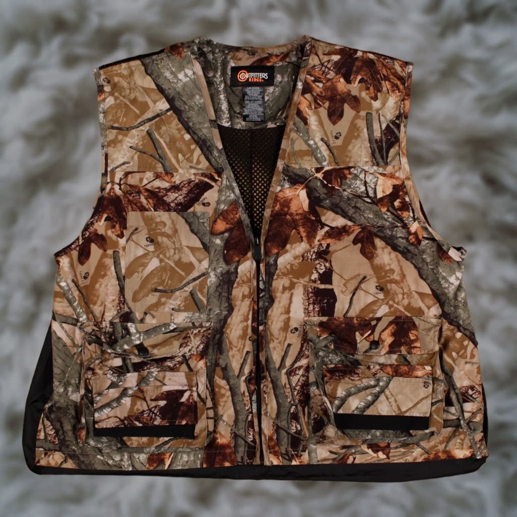 Carhartt × Vintage Carhartt RealTree Hardwoods Camo Vest L Quilt