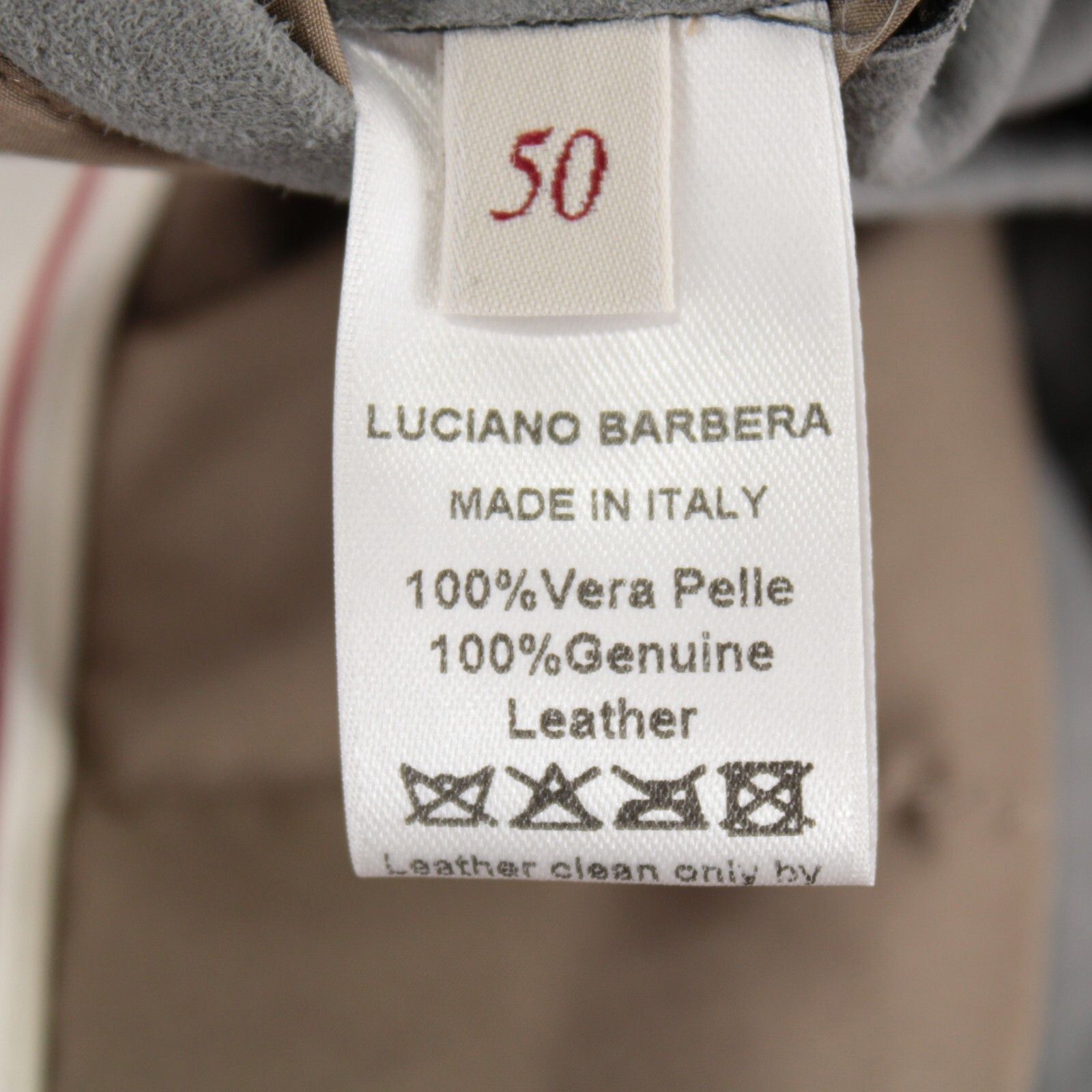 Luciano Barbera Luciano Barbera Jacket Size M US In Gray Leather Size US M / EU 48-50 / 2 - 9 Thumbnail