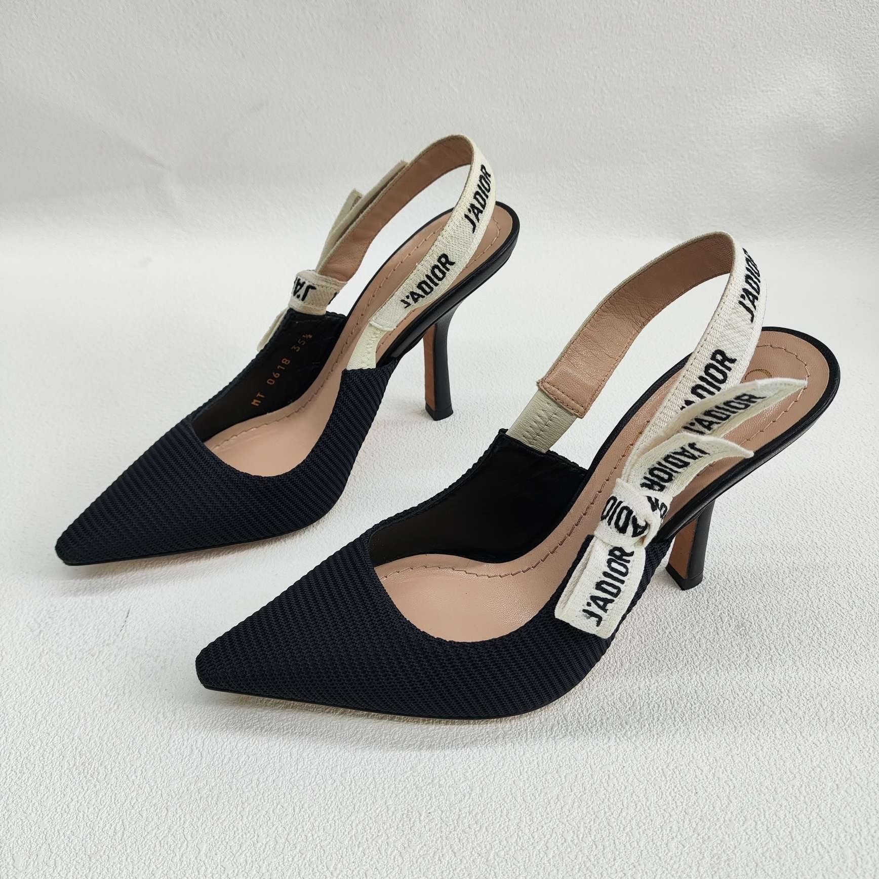 Dior Dior Black Sandals us_5 Women Size US 5 / IT 35 - 1 Thumbnail