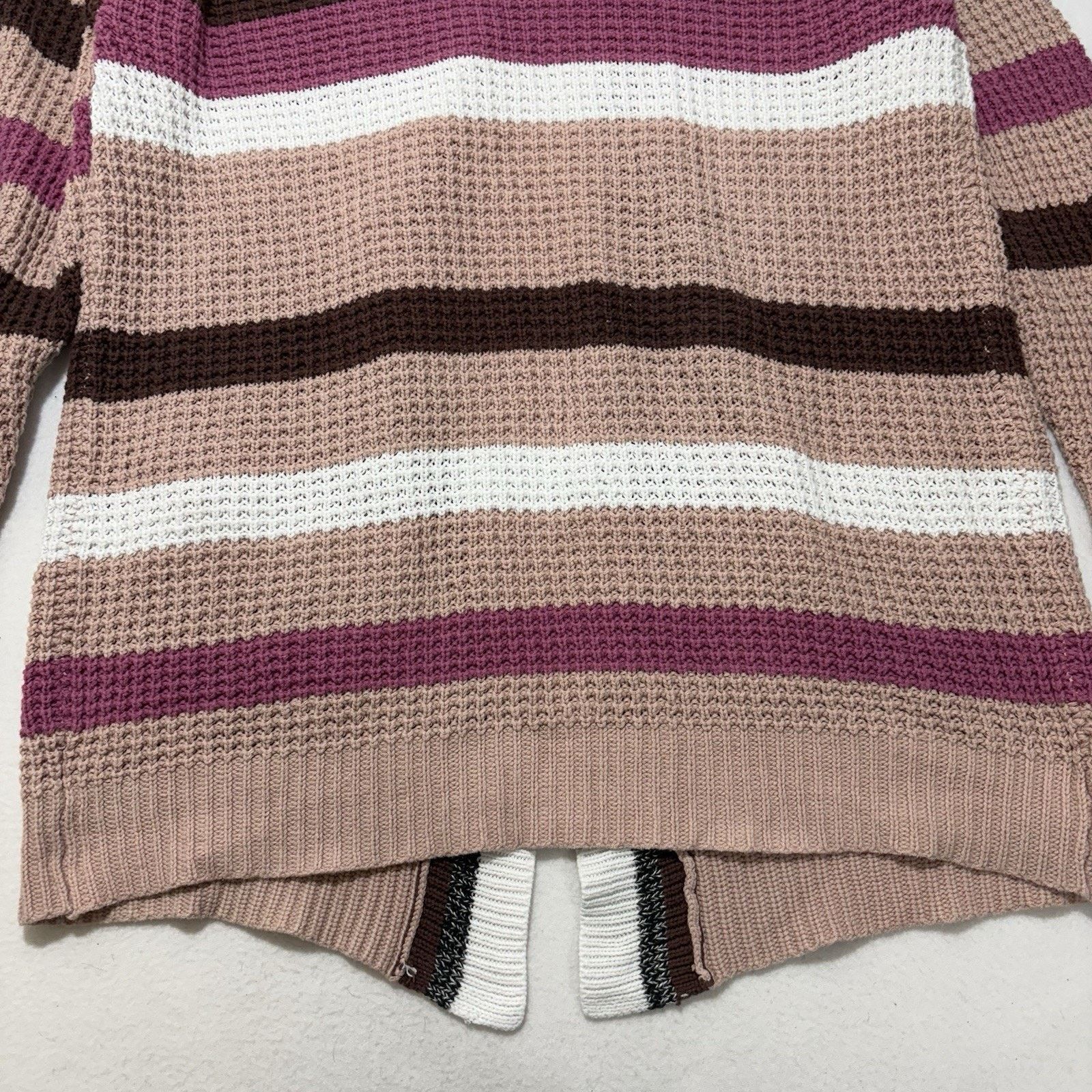 Other Torrid 1X Boyfriend Cardigan Open Front Sweater Pink Striped Size XL / US 12-14 / IT 48-50 - 12 Thumbnail