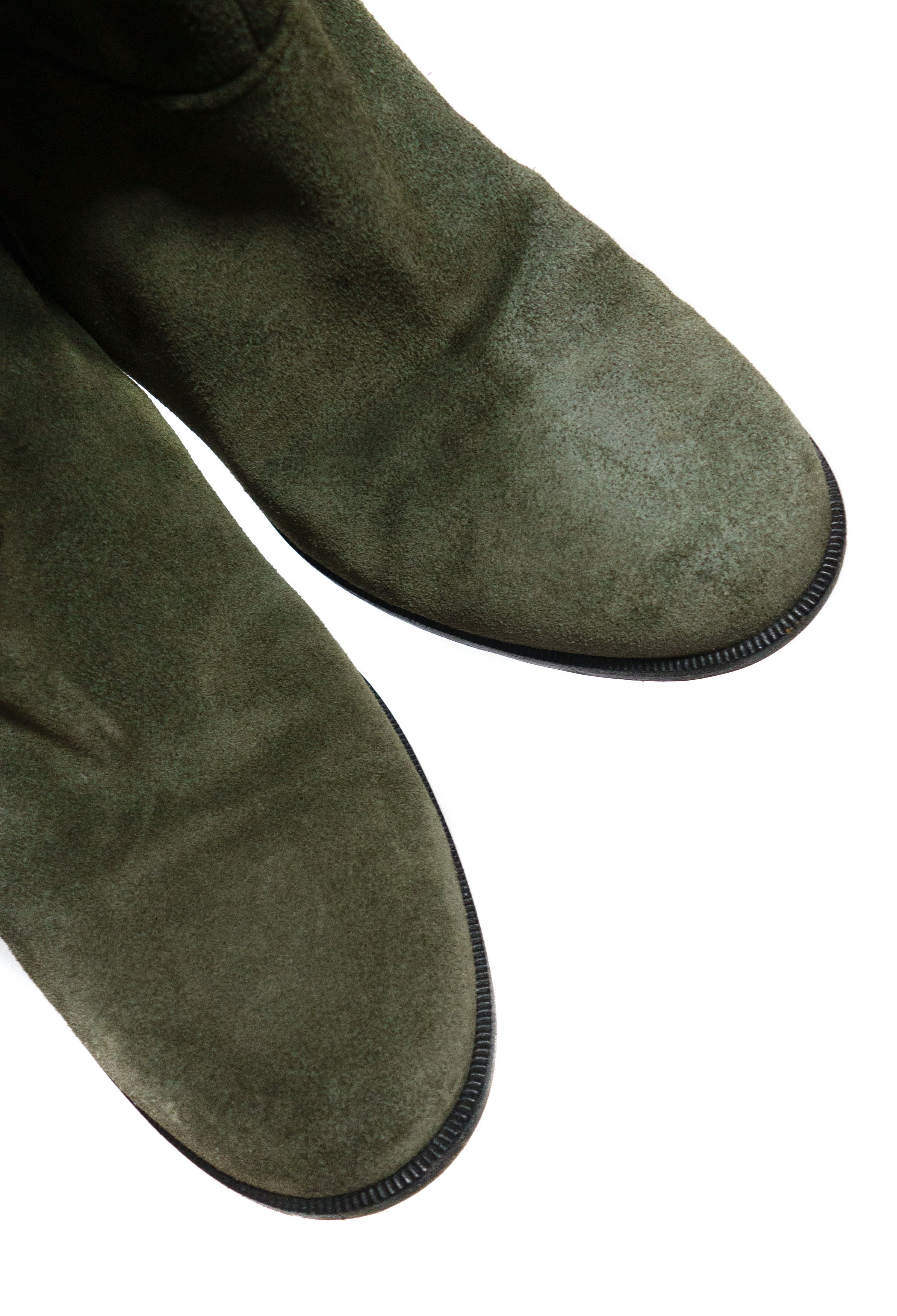Christian Louboutin Suede High Boots Size US 11.5 / IT 41.5 - 4 Thumbnail