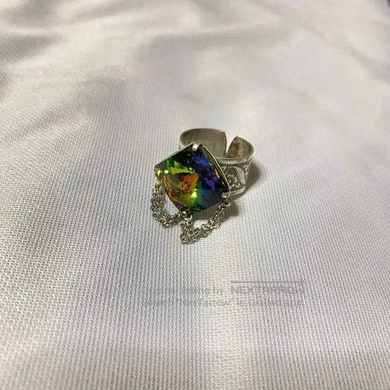 Jean Paul Gaultier Jean Paul Gaultier Decorative Gem Chain Ring. Size ONE SIZE - 4 Thumbnail