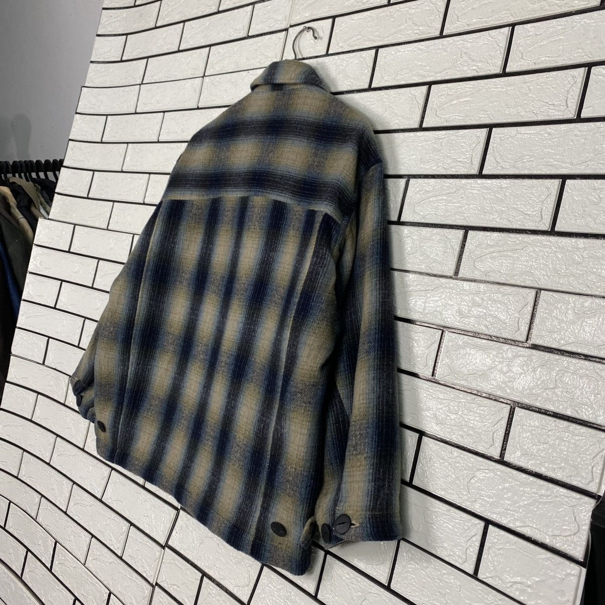 Japanese Brand 🔥VINTAGE WOOL JACKET TARTAN DESIGN LIPSTAR ISSEY MIYAKE Size US M / EU 48-50 / 2 - 11 Thumbnail