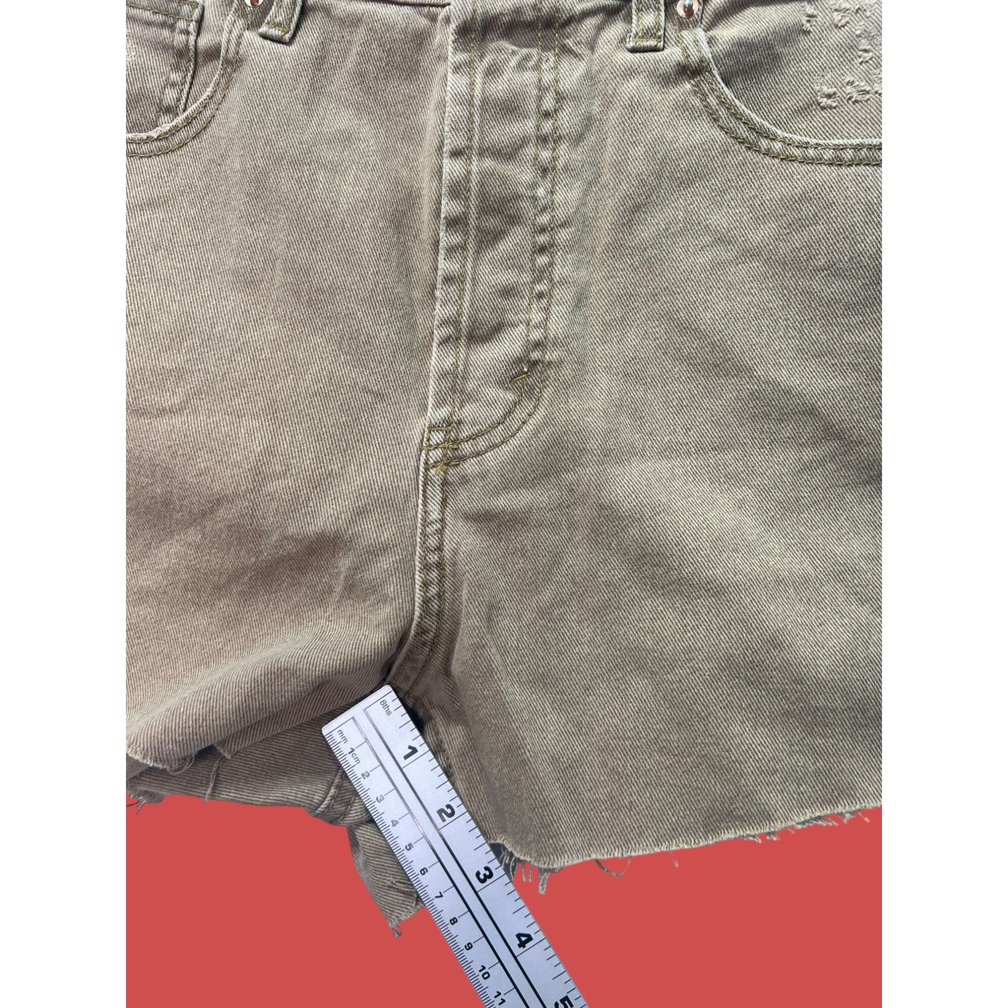 Other Wild Fable - Women's High Waisted Denim Shorts - Brown - 8 Size 30" / US 8 / IT 44 - 6 Thumbnail
