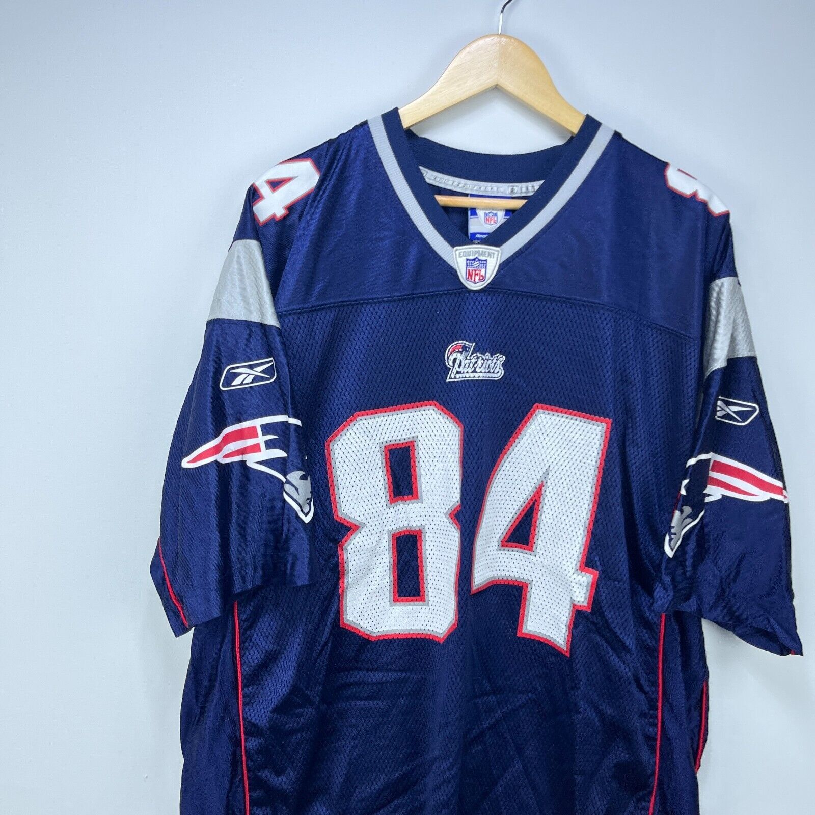 Reebok × Vintage Vintage Y2K New England Patriots NFL Benjamin Watson Reebok Size US XL / EU 56 / 4 - 2 Thumbnail