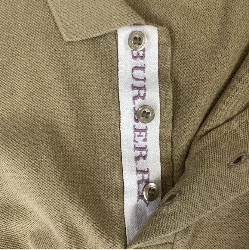 Burberry Burberry 🇬🇧 Slim Fit 3 btn logo polo L fatigue brown cotton Size US L / EU 52-54 / 3 - 5 Thumbnail