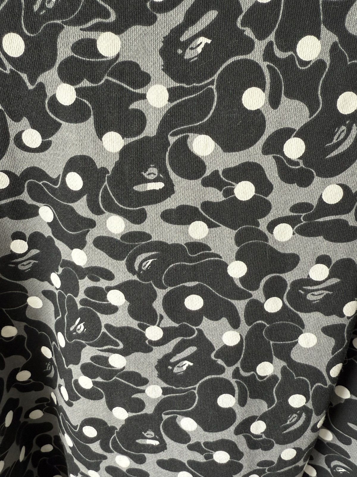 Bape ABC Dot Camo Ape Head Crewneck - Black Size US L / EU 52-54 / 3 - 4 Thumbnail
