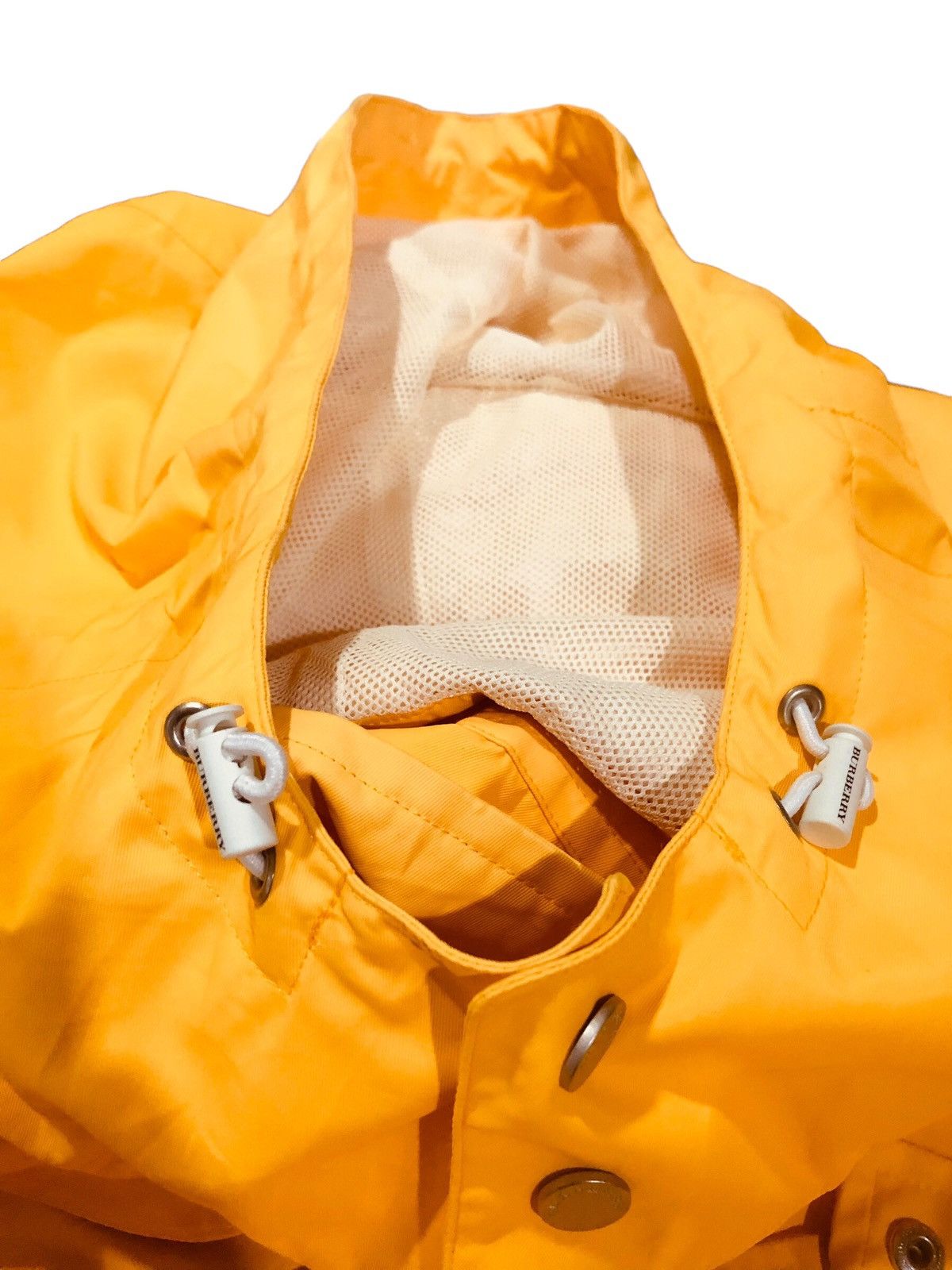 Burberry Burberry Yellow Drawstring Zipper Hoodie Jacket Size US L / EU 52-54 / 3 - 5 Thumbnail