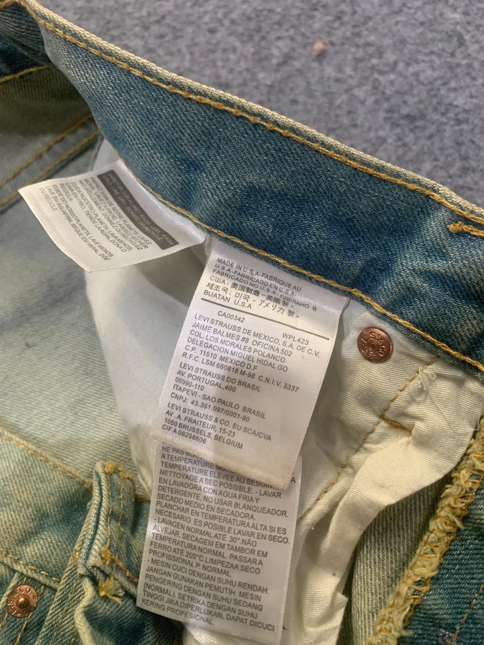 Levi's Denim pants Levis 501 Size US 30 / EU 46 - 8 Thumbnail