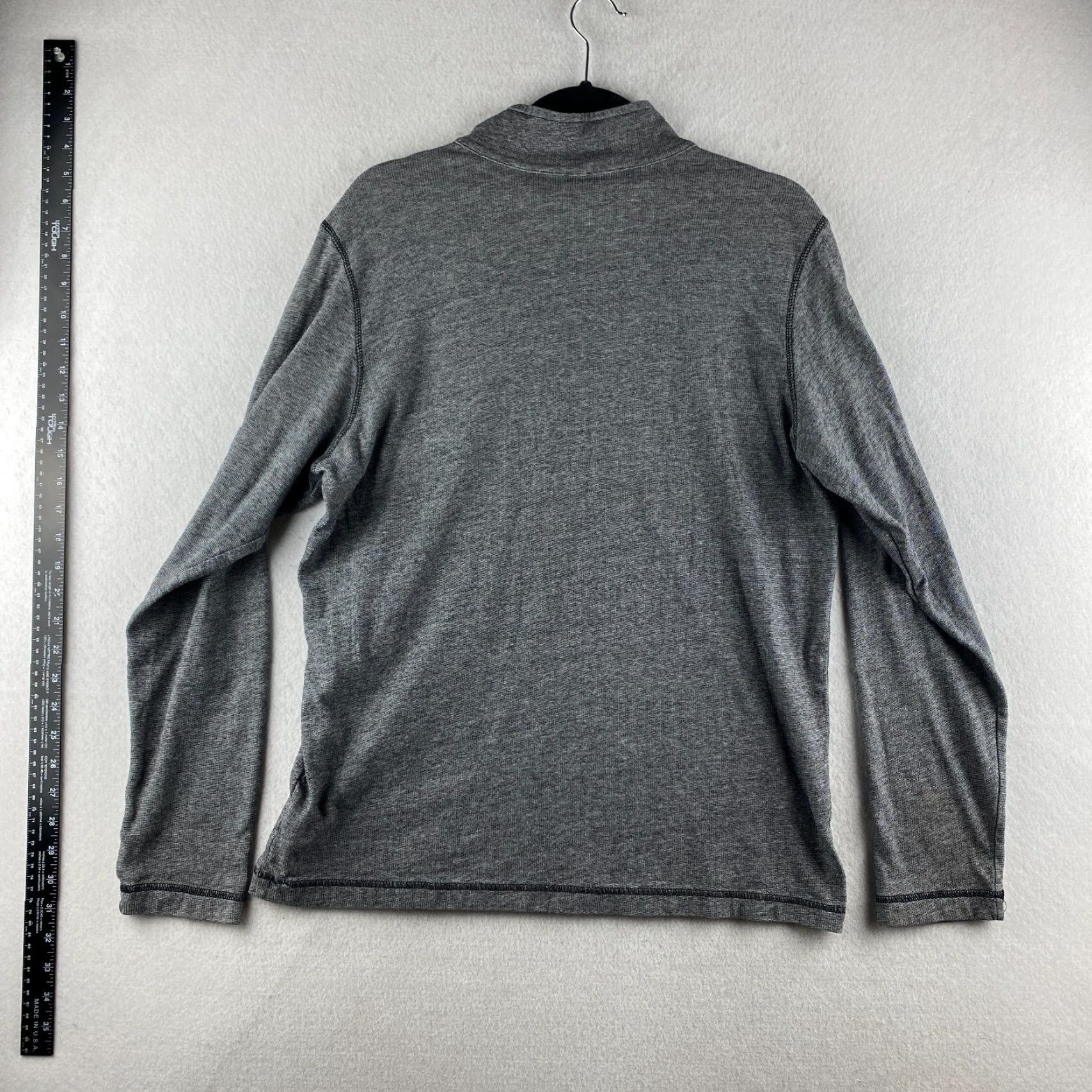 Vintage Columbia Mens Sweater Gray M 1/4 Zip Pullover Long Sleeve High Neck Lightweight Cotton Polyester Logo Shirt Size US M / EU 48-50 / 2 - 7 Thumbnail