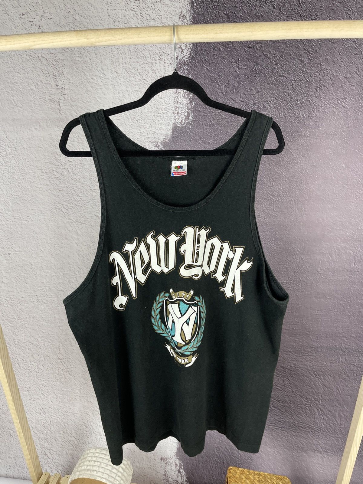 Fruit Of The Loom Fruit Of the Loom New York made in USA big logo tank top Size US XL / EU 56 / 4 - 1 Thumbnail