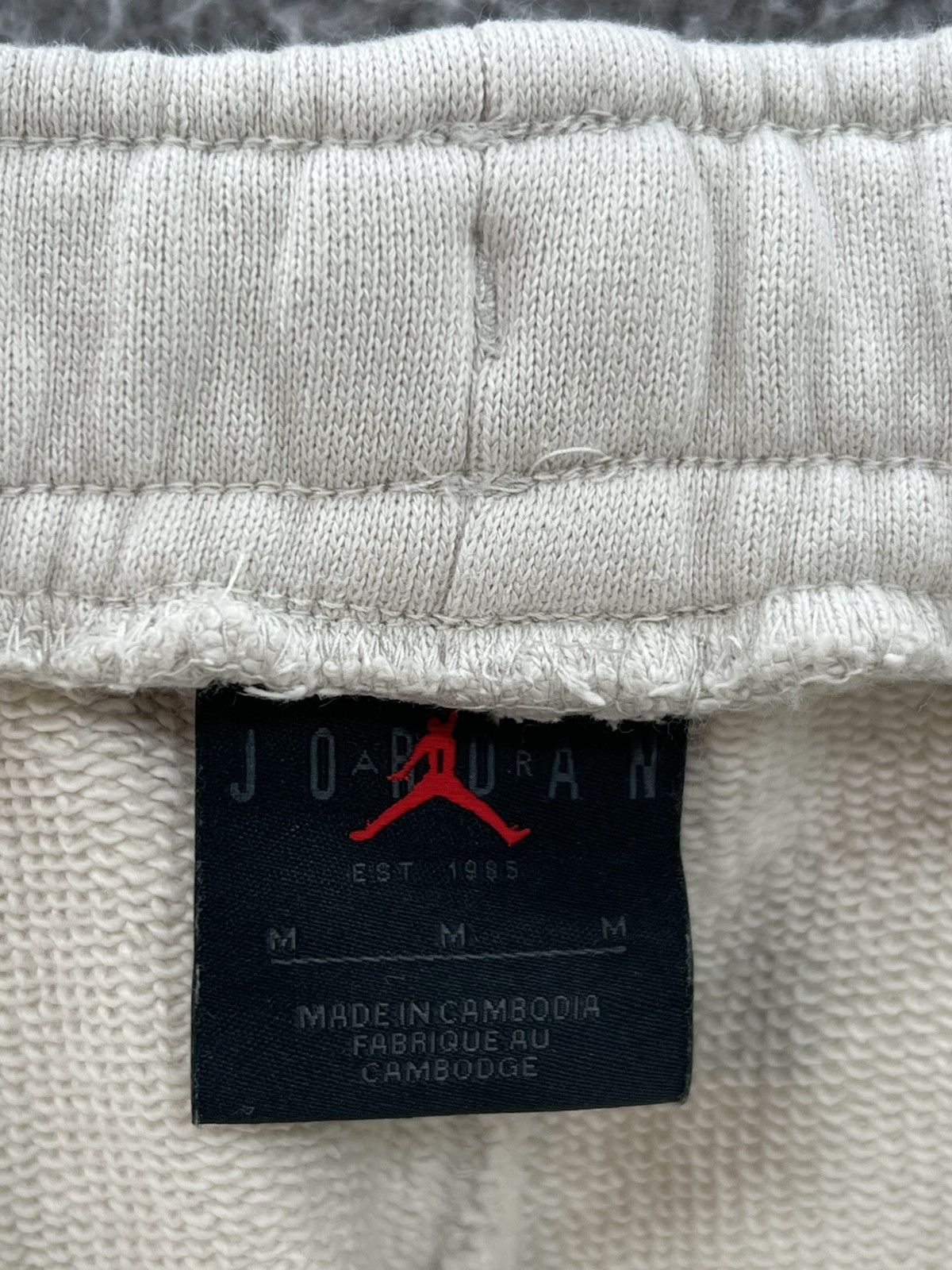 Jordan Brand Jordan x Travis Scott Fleece Pants Palomino Bone DZ5508-072 Size US 34 / EU 50 - 3 Thumbnail