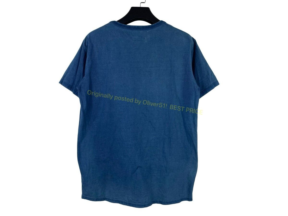 Fdmtl Boro Indigo Dyed Tee Aaaa04/2610 in Blue, Men's — image 2 of 5