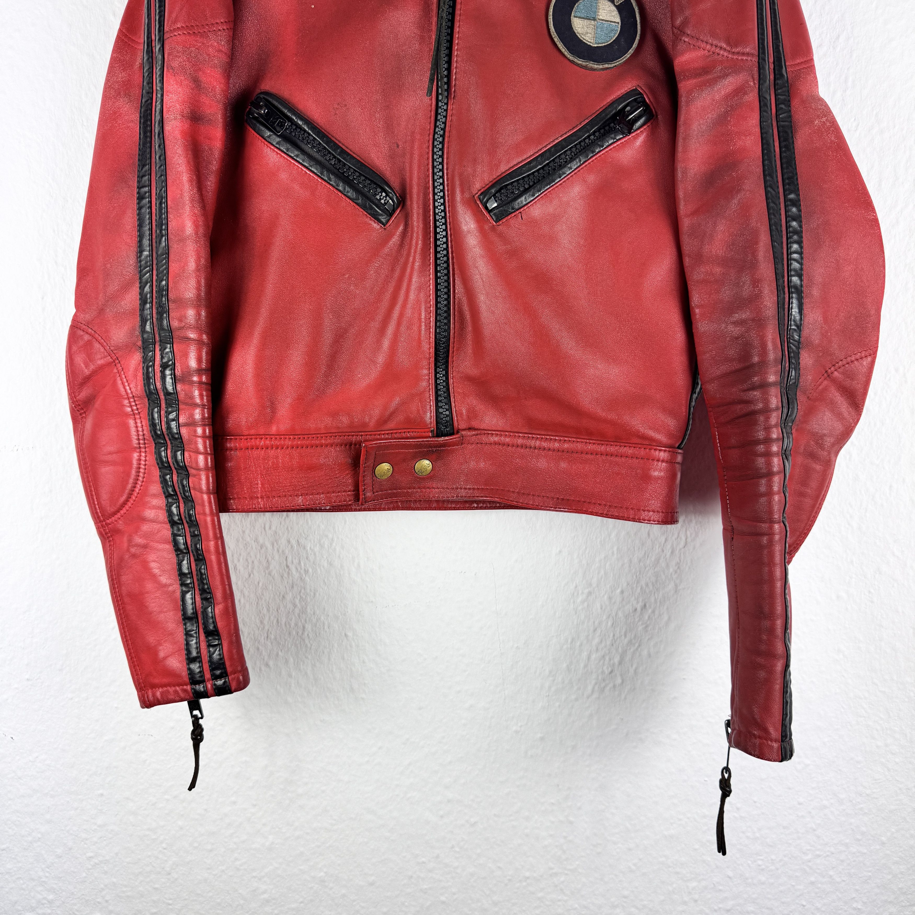 Vintage Vintage 80's BMW Leather Jacket Furygan Racing Jacket Size S Size US S / EU 44-46 / 1 - 4 Thumbnail