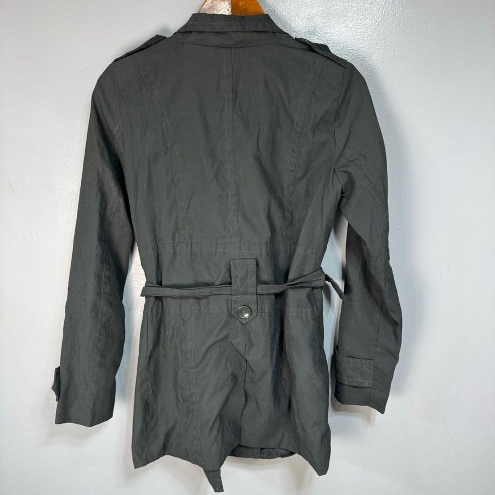 Other Therapy by Lane Crawford Women’s Trench Jacket sz M # E845 Size M / US 6-8 / IT 42-44 - 2 Thumbnail