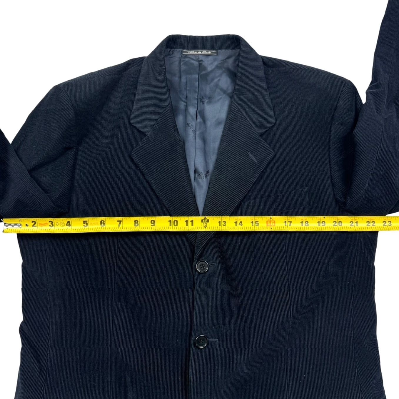 Vintage Scappino Blazer Blue 3-Button Corduroy 100% Cotton 42R Men Jacket Coat Vintage No Size 42R - 6 Thumbnail