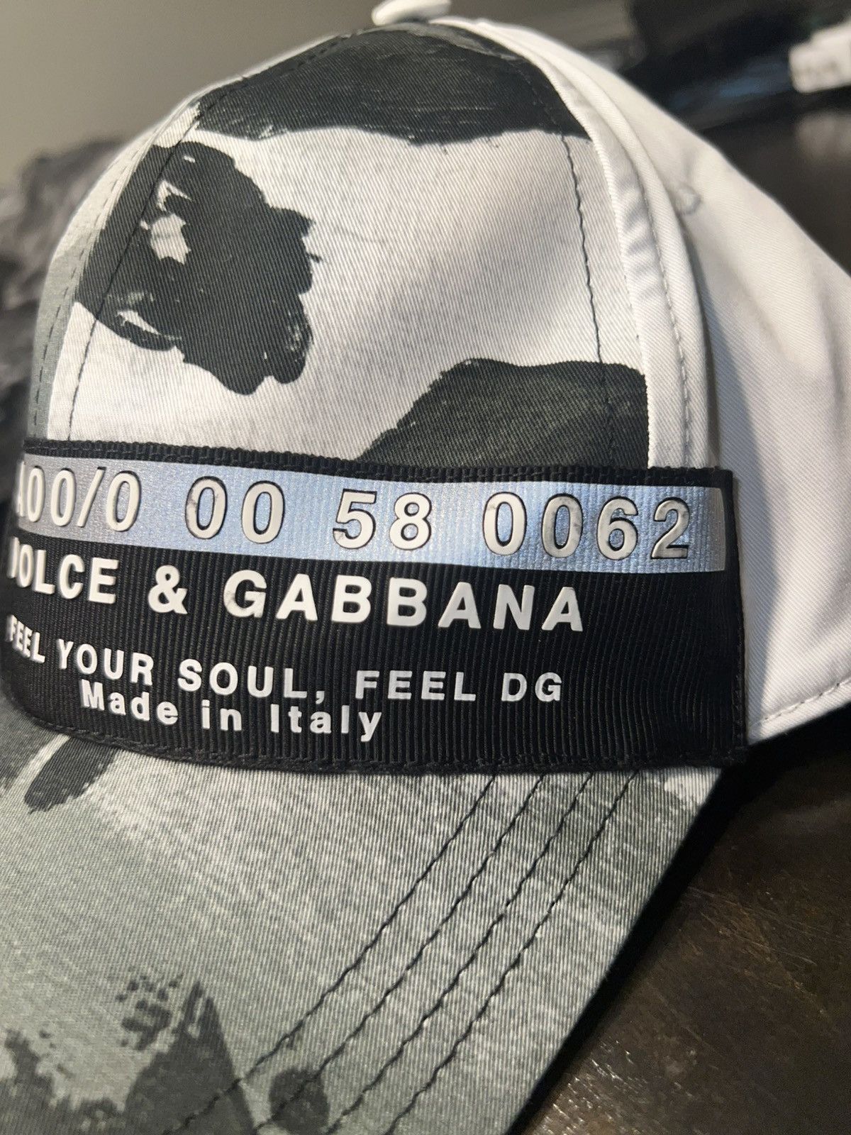 Dolce & Gabbana Dolce & Gabbana grey camouflage baseball cap Size ONE SIZE - 2 Thumbnail
