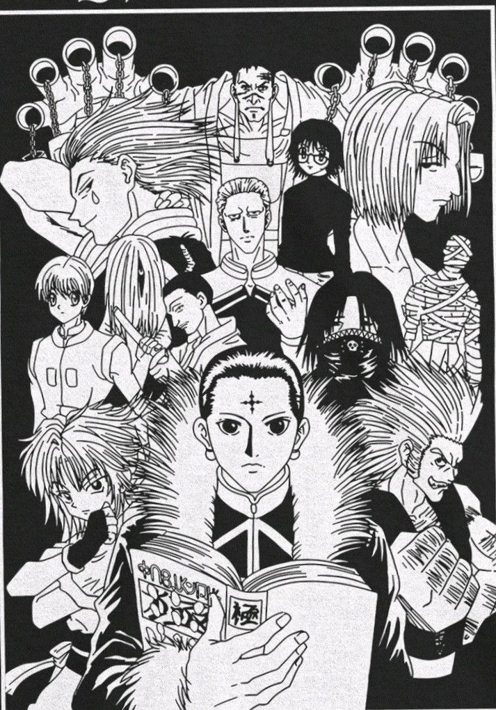 RARE ANIME Hunter X Hunter All Members Phantom Troupe SZ XL