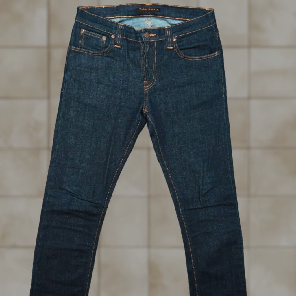 Nudie Jeans NUDIE JEANS REGULAR ANTON ARMY SATEEN SELVAGE | Grailed