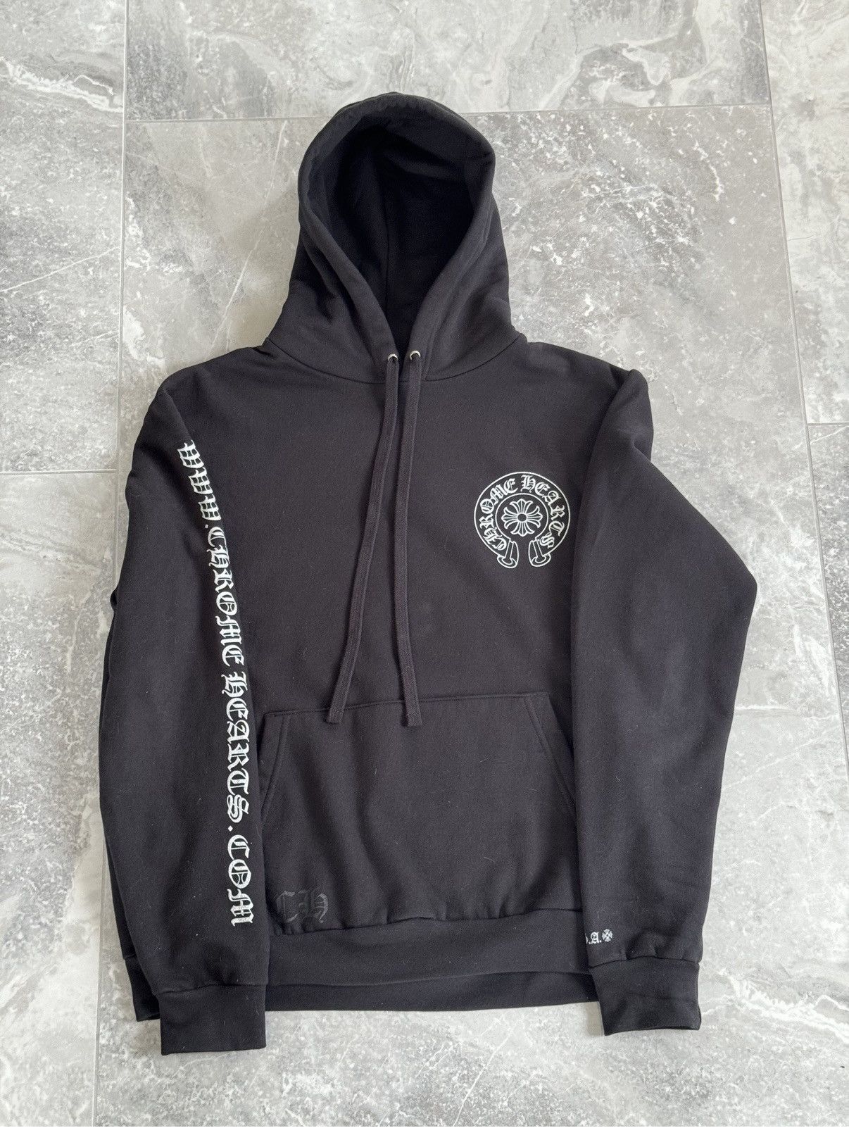 Chrome Hearts Chrome Hearts Silver Glitter Hoodie Size US L / EU 52-54 / 3 - 3 Thumbnail