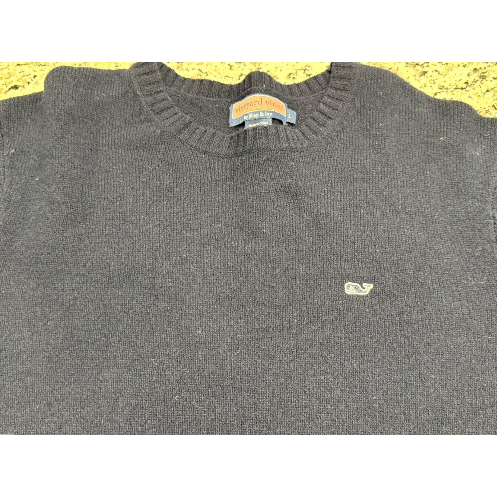 Vineyard Vines VINEYARD VINES Pullover Sweater Men L Lambswool Blue Shep & Ian 100% Size Large Size US L / EU 52-54 / 3 - 5 Thumbnail