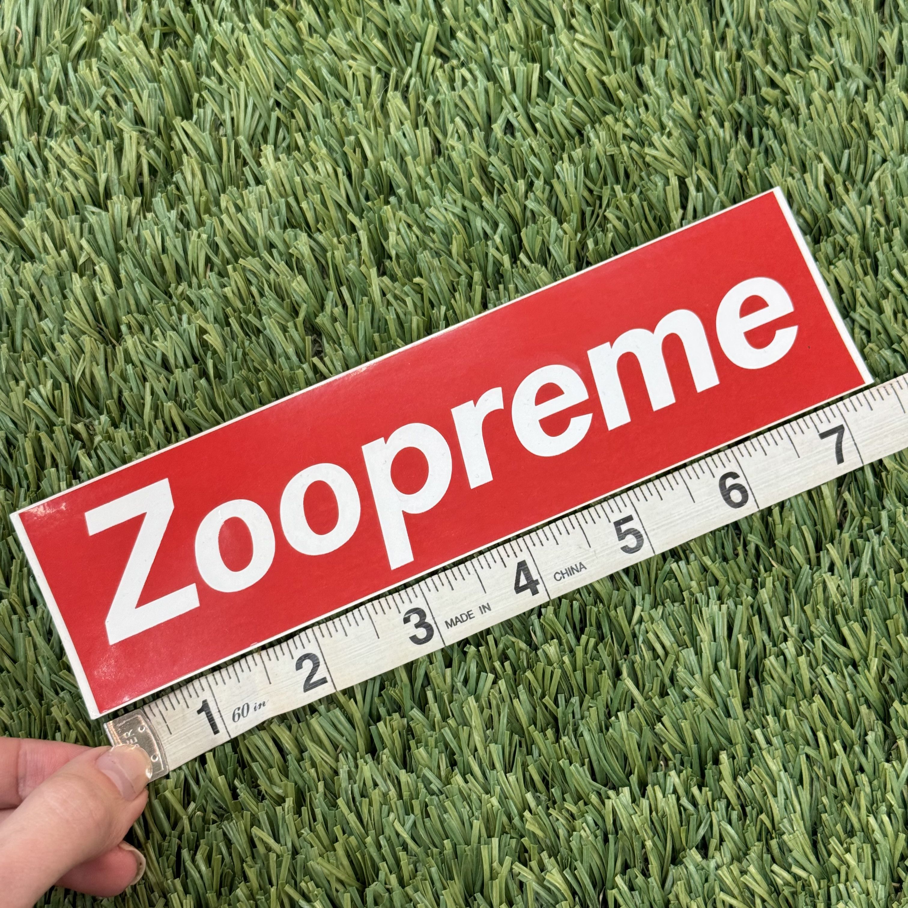 Supreme×ZOOYORK Zoopreme BOX LOGO ステッカー Supreme×ZOOYORK Zoopreme BOX LOGO ステッカー - メルカリ