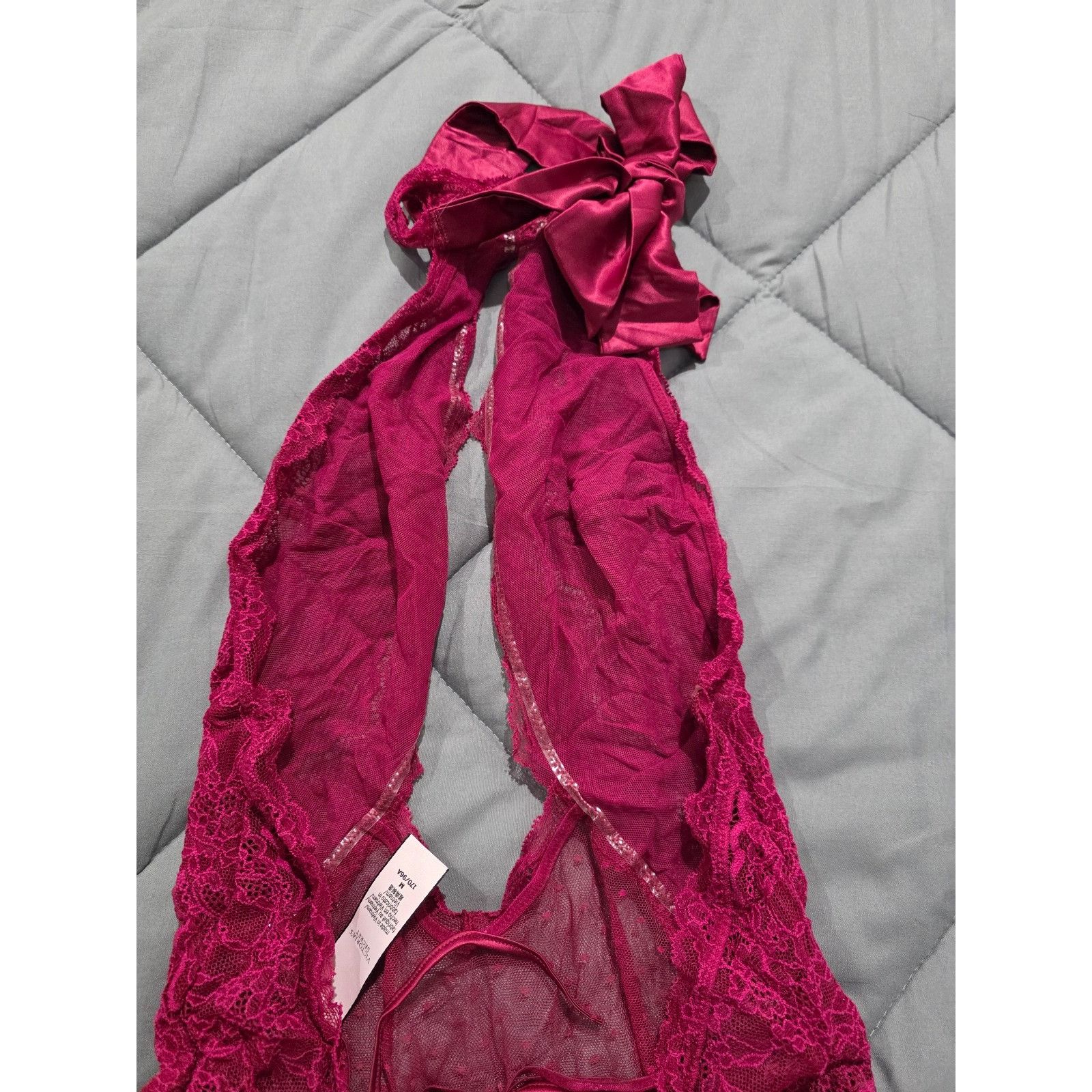 Victoria's Secret Victoria's Secret Very Sexy Size Medium Claret Red High Neck Size ONE SIZE - 7 Thumbnail